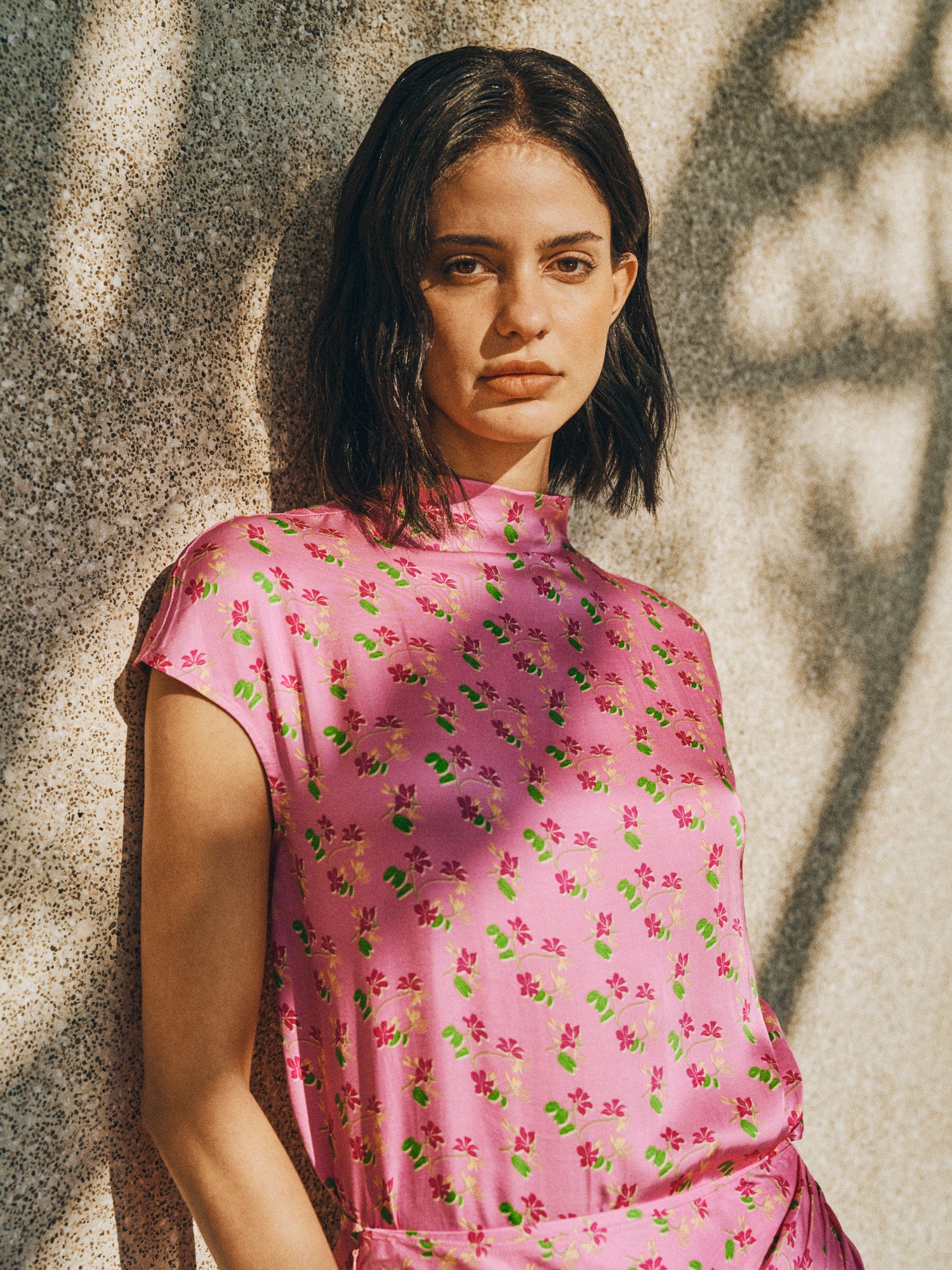 "Beach Blossom" Satin Top - Image 5