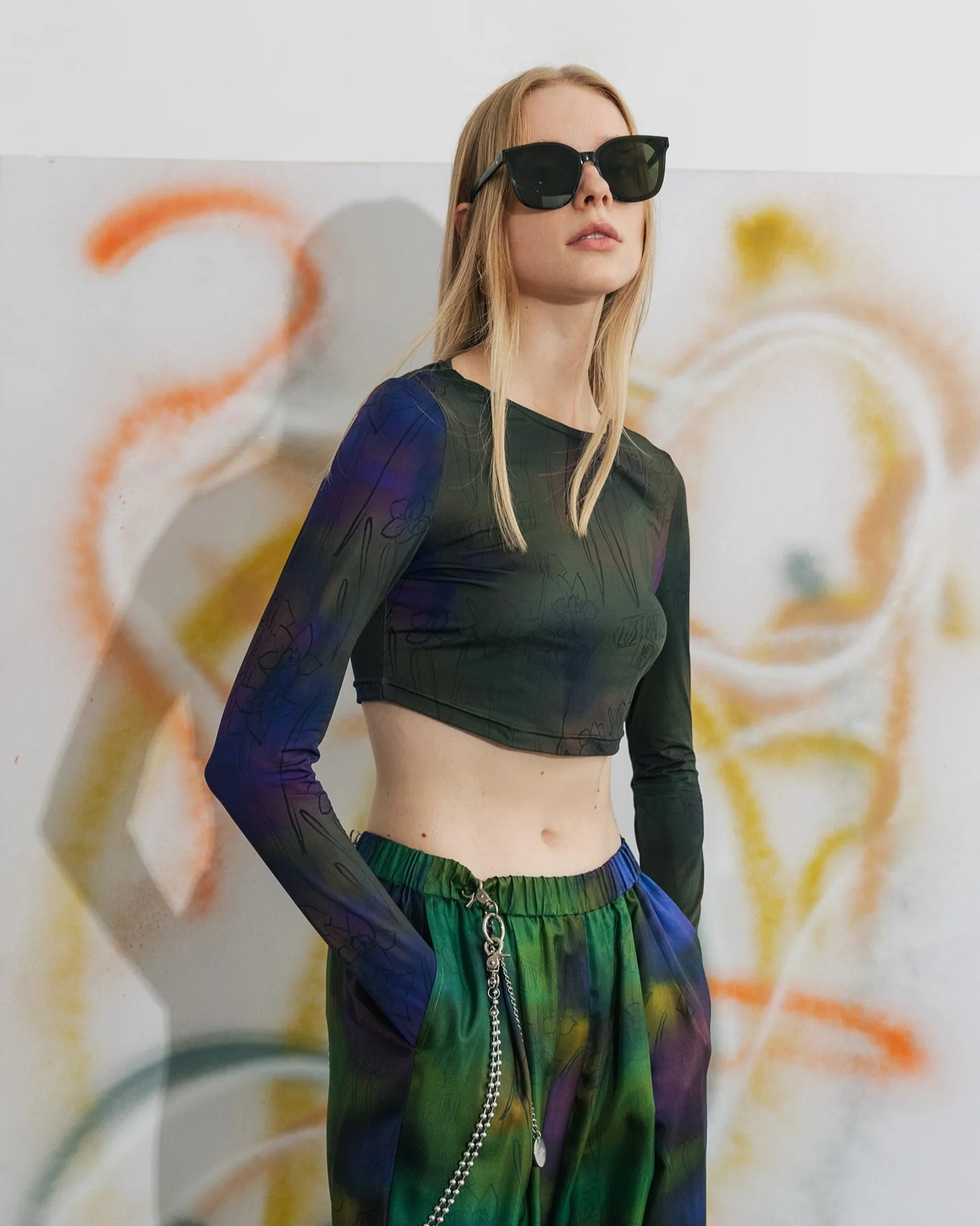 "Brooklyn" Long Sleeve Crop Top - Image 4