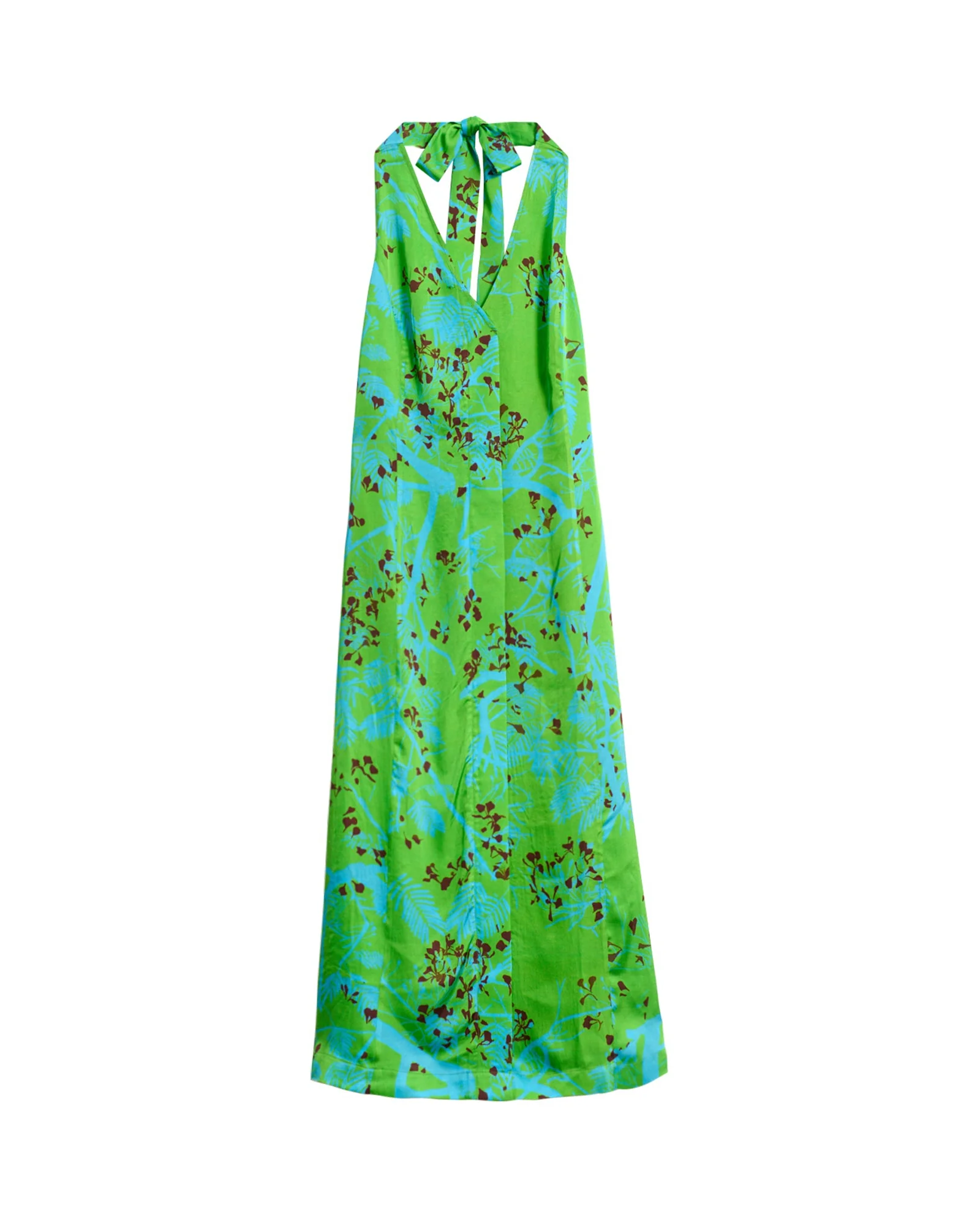 "Coco Dream" Halter Midi Dress - Green - Image 7