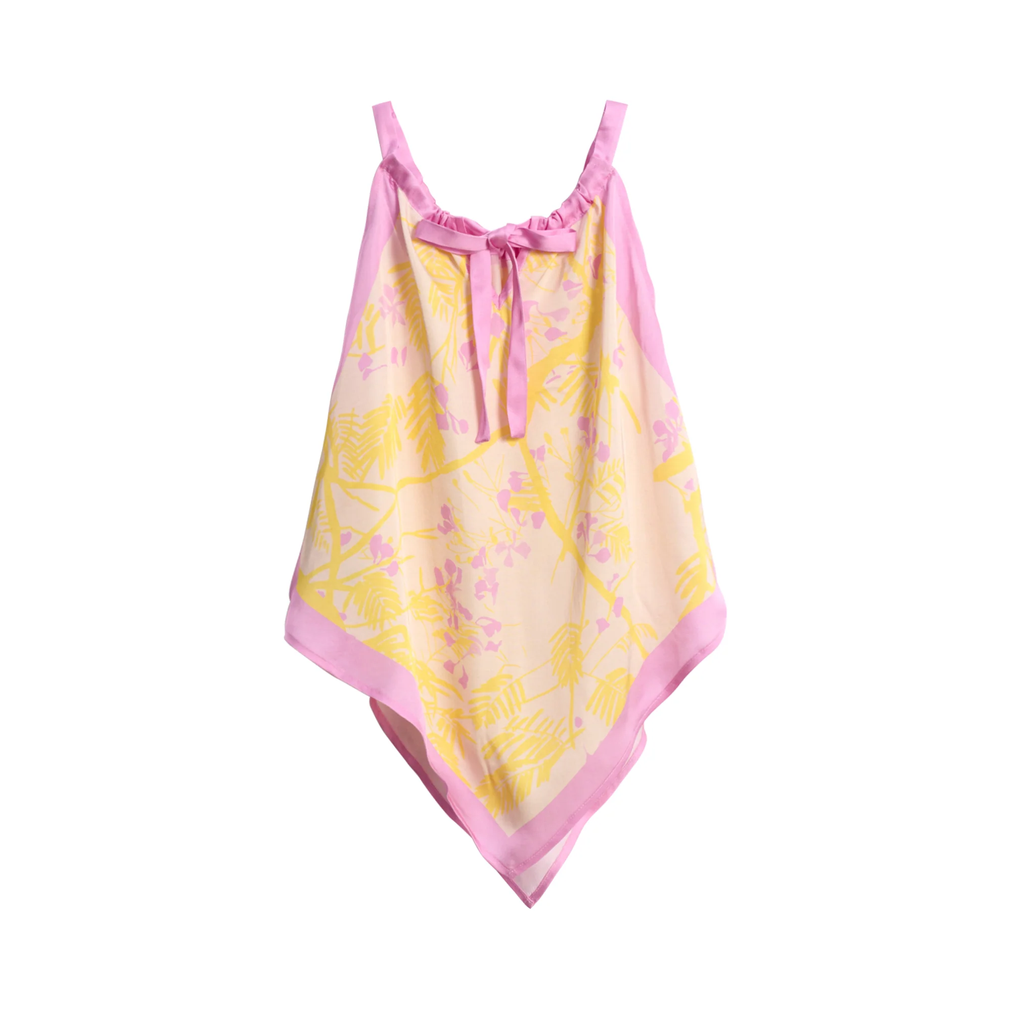 "Coco Dream" Halter Scarf Top - Yellow - Image 6
