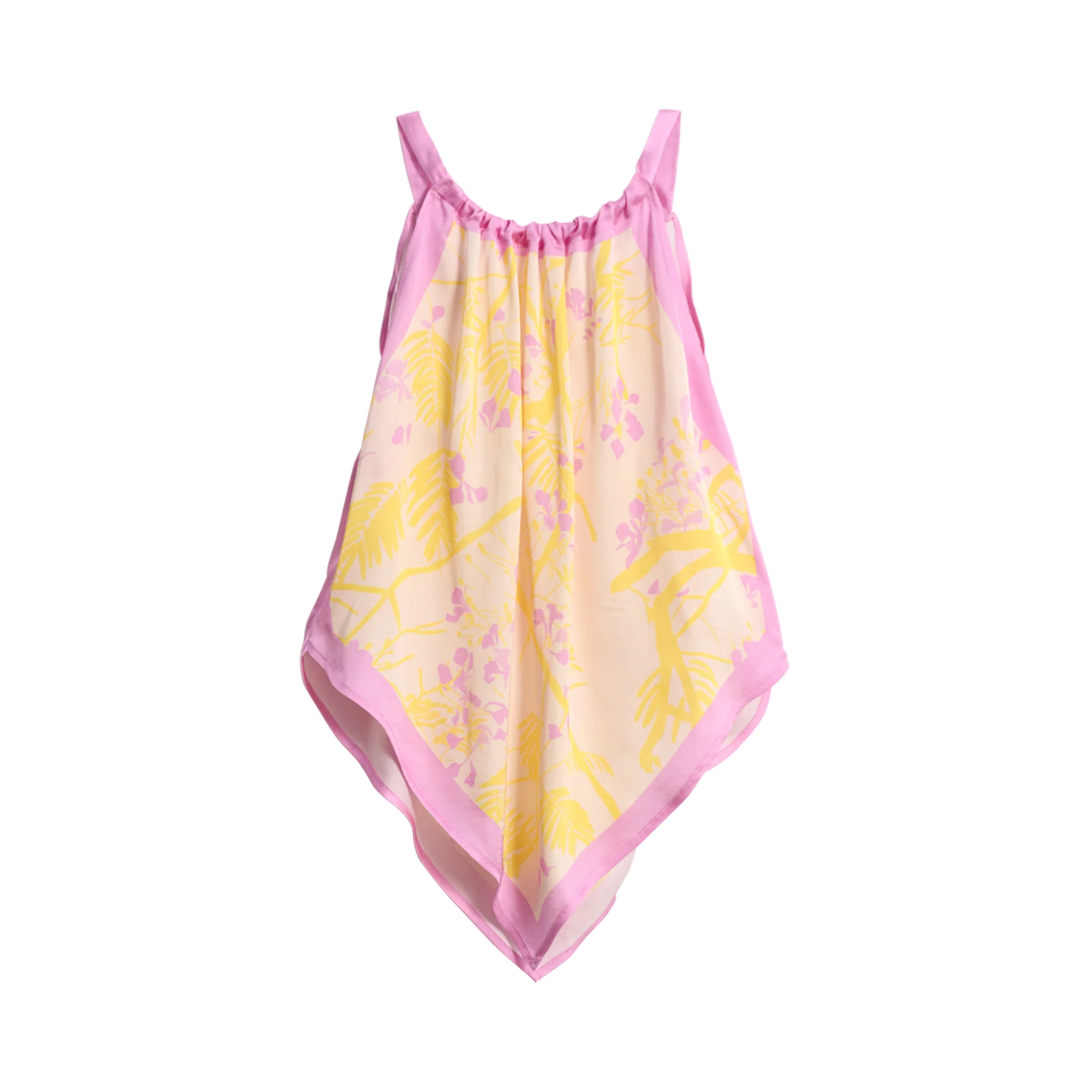 "Coco Dream" Halter Scarf Top - Yellow - Image 7