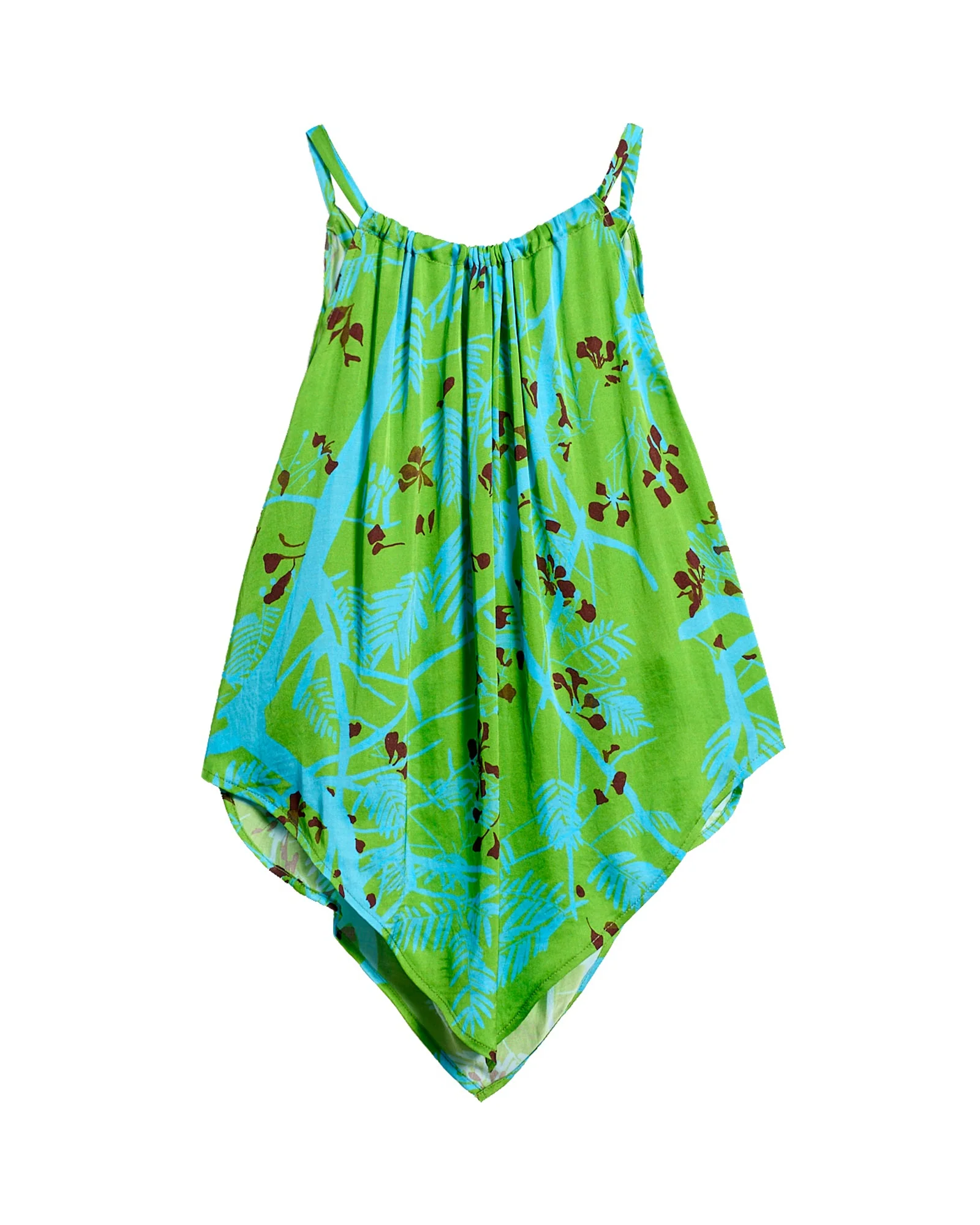 "Coco Dream" Halter Scarf Top - Green - Image 9
