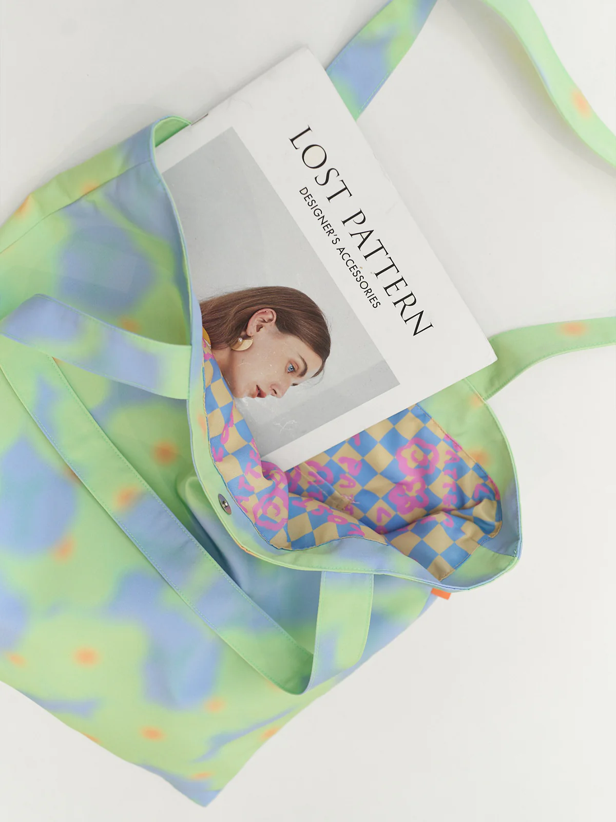 "Day Dream" Tote Bag - Aqua Green - Image 5