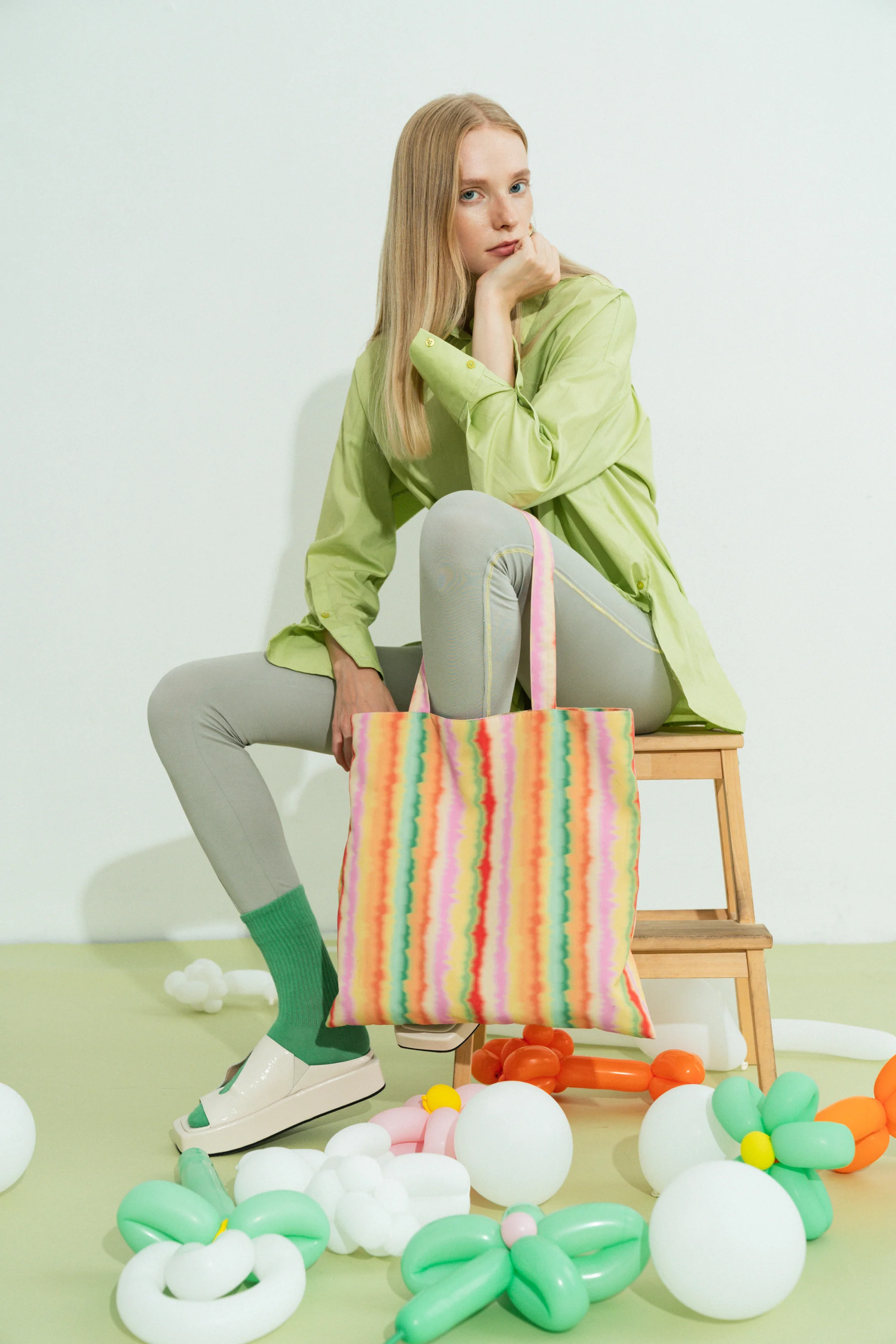 "Day Dream" Tote Bag - Rainbow - Image 9