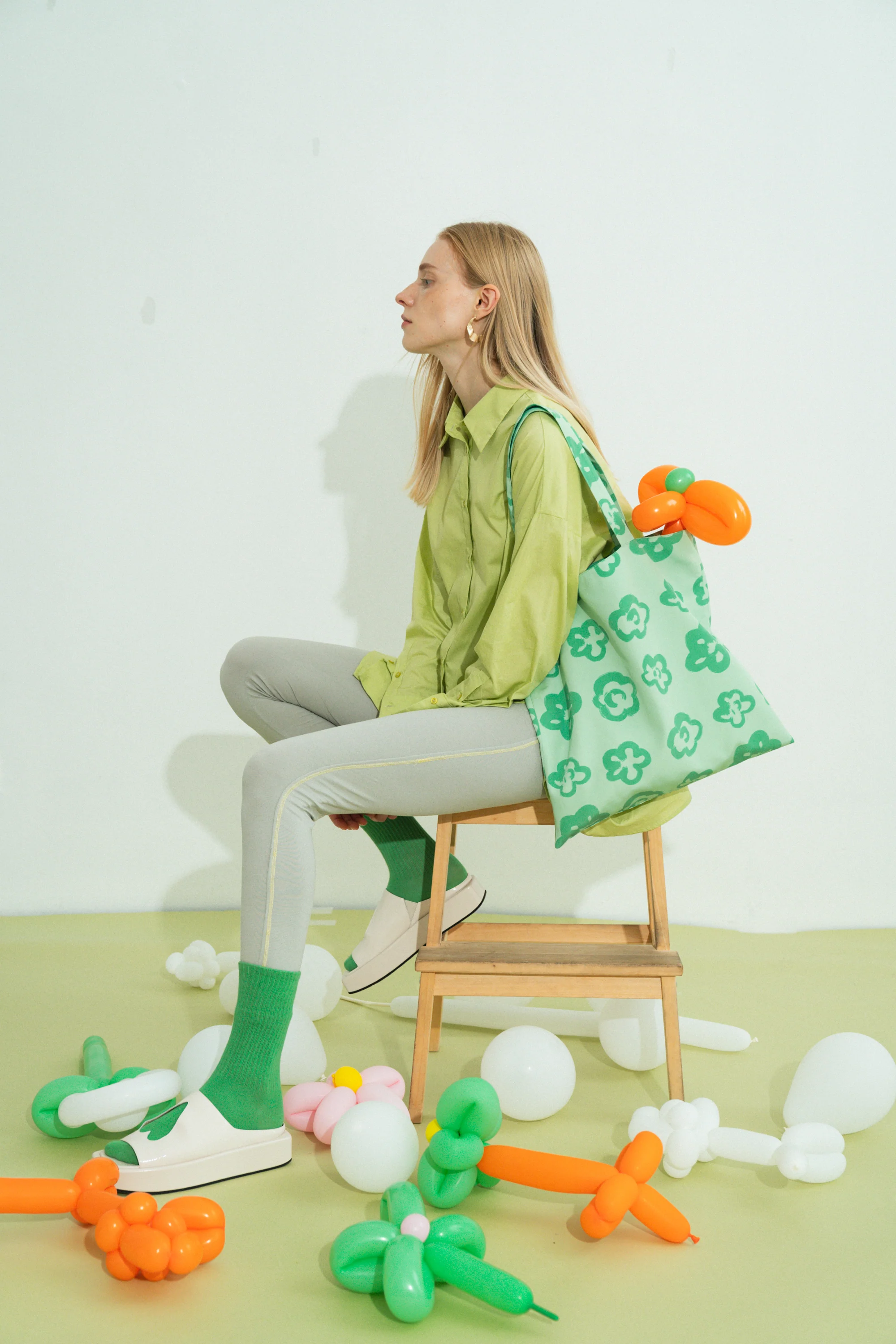 "Day Dream" Tote Bag - Summer Green - Image 4