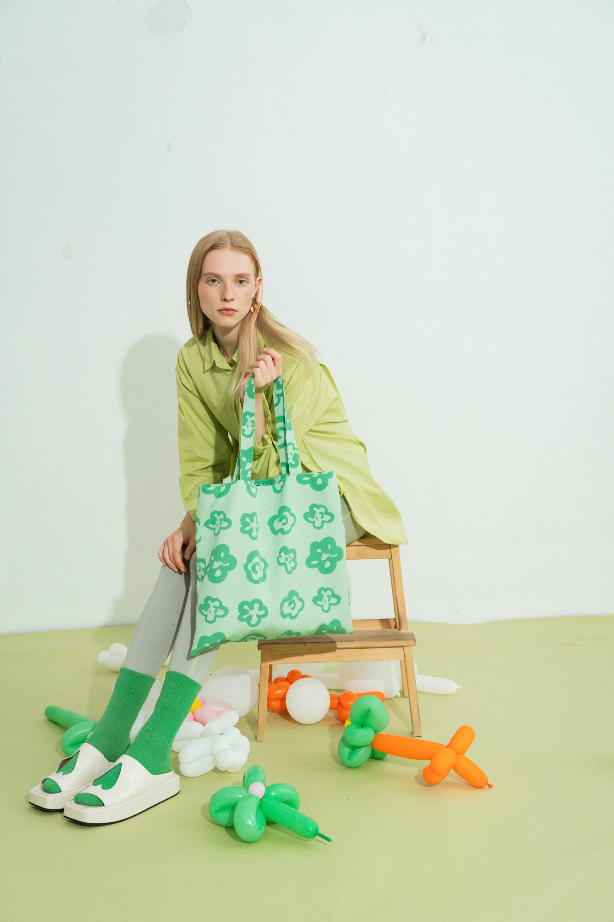 "Day Dream" Tote Bag - Summer Green - Image 5