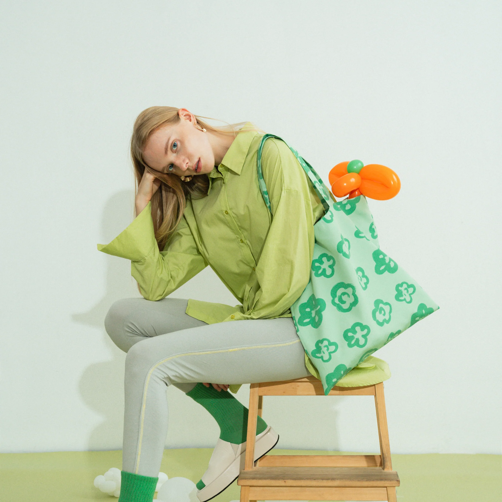 "Day Dream" Tote Bag - Summer Green - Image 6