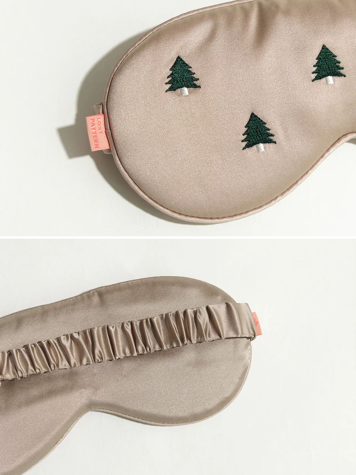 "Evergreen" Silk Sleep Eye Mask - Image 5