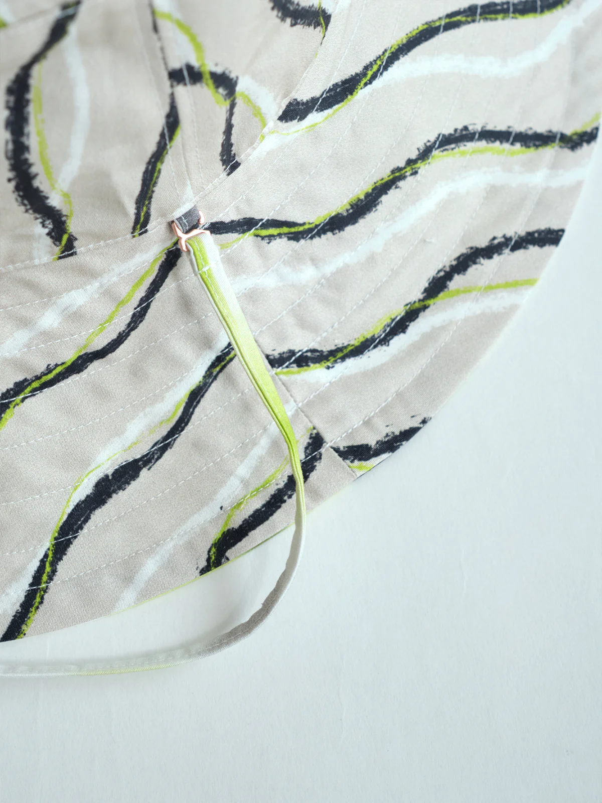 FRIDA x LOST PATTERN "Frida's Dream" Cotton Reversible Sun Hat - Green - Image 7