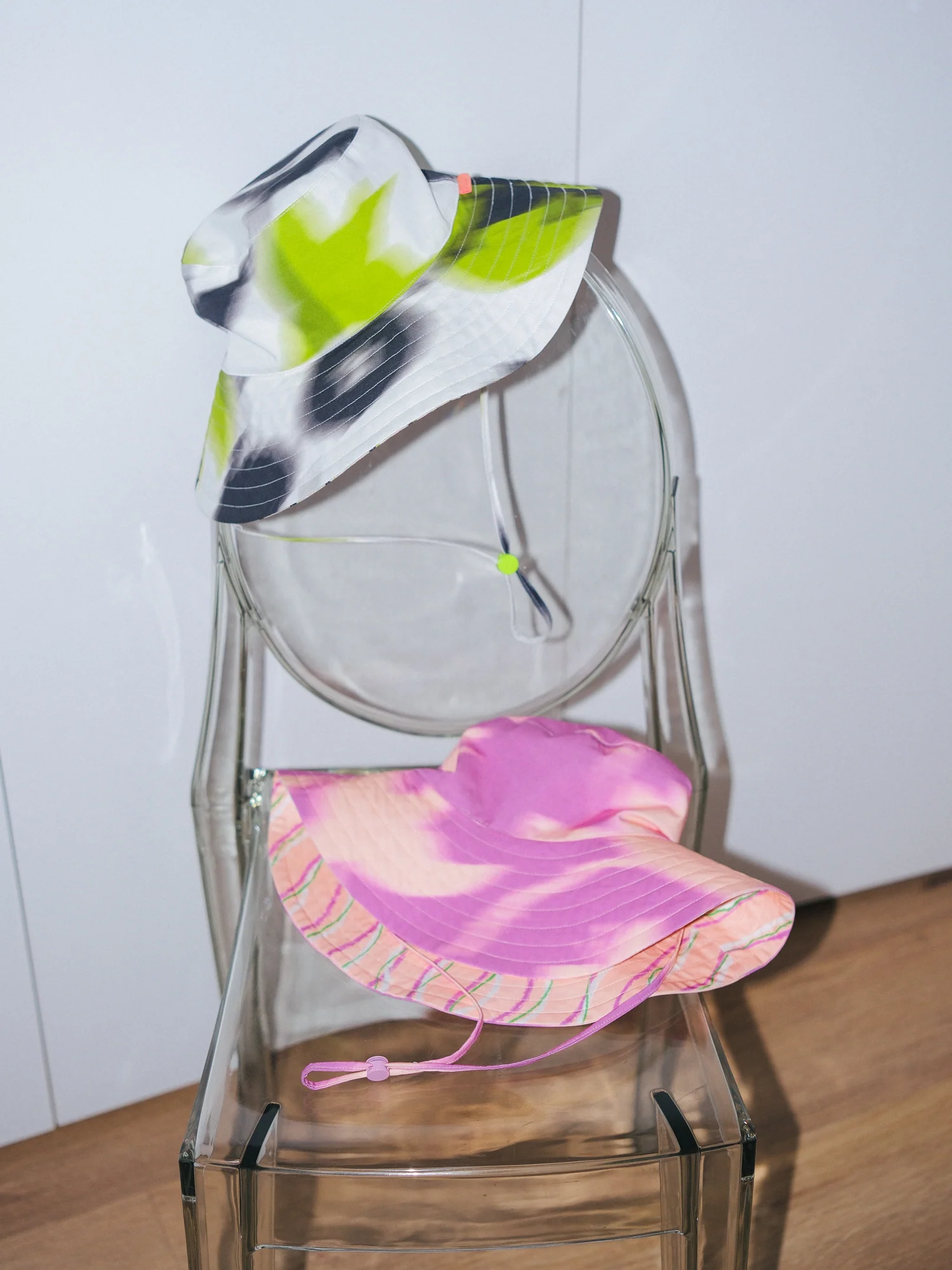 FRIDA x LOST PATTERN "Frida's Dream" Cotton Reversible Sun Hat - Pink - Image 3