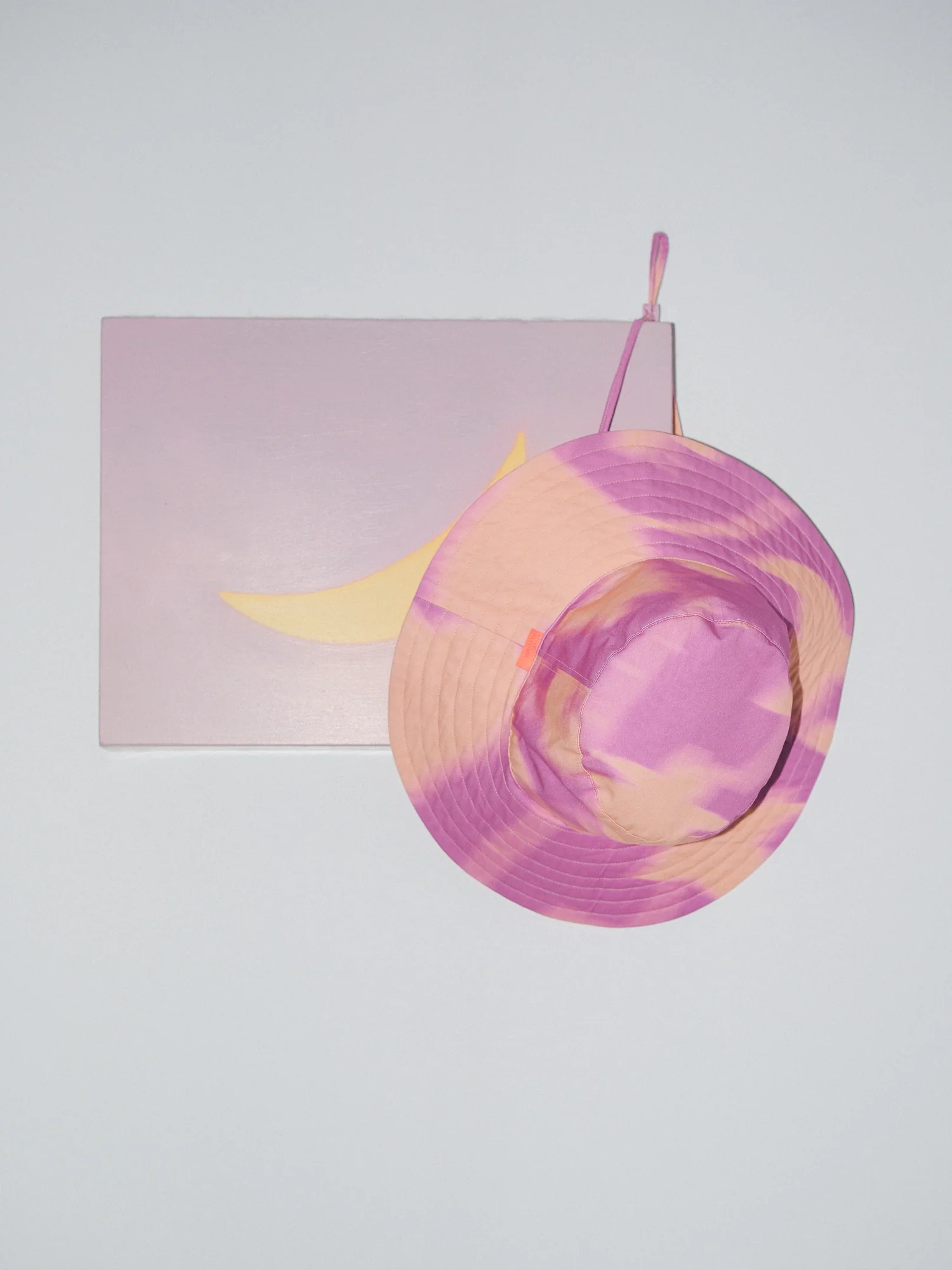 FRIDA x LOST PATTERN "Frida's Dream" Cotton Reversible Sun Hat - Pink - Image 6