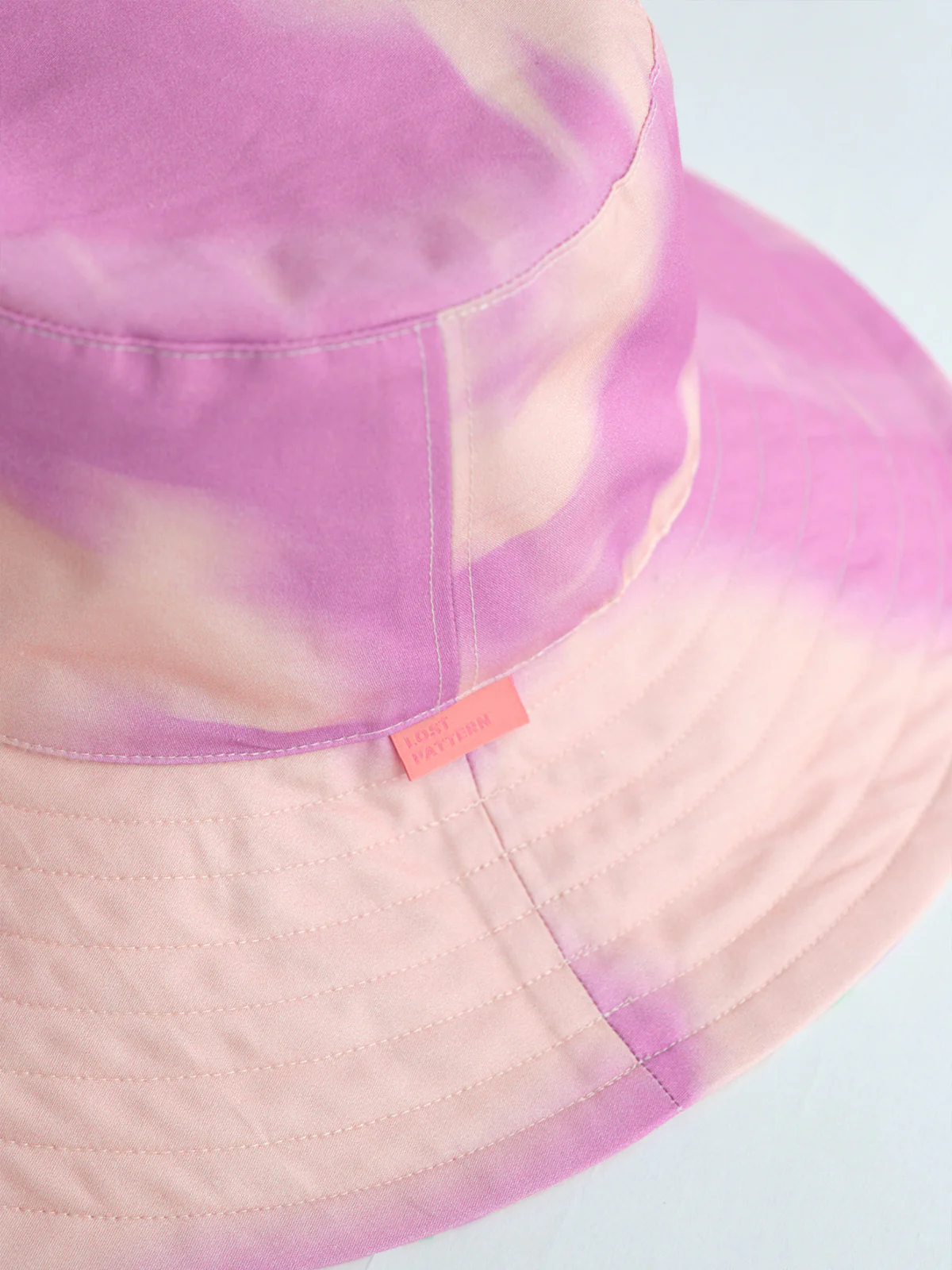 FRIDA x LOST PATTERN "Frida's Dream" Cotton Reversible Sun Hat - Pink - Image 7