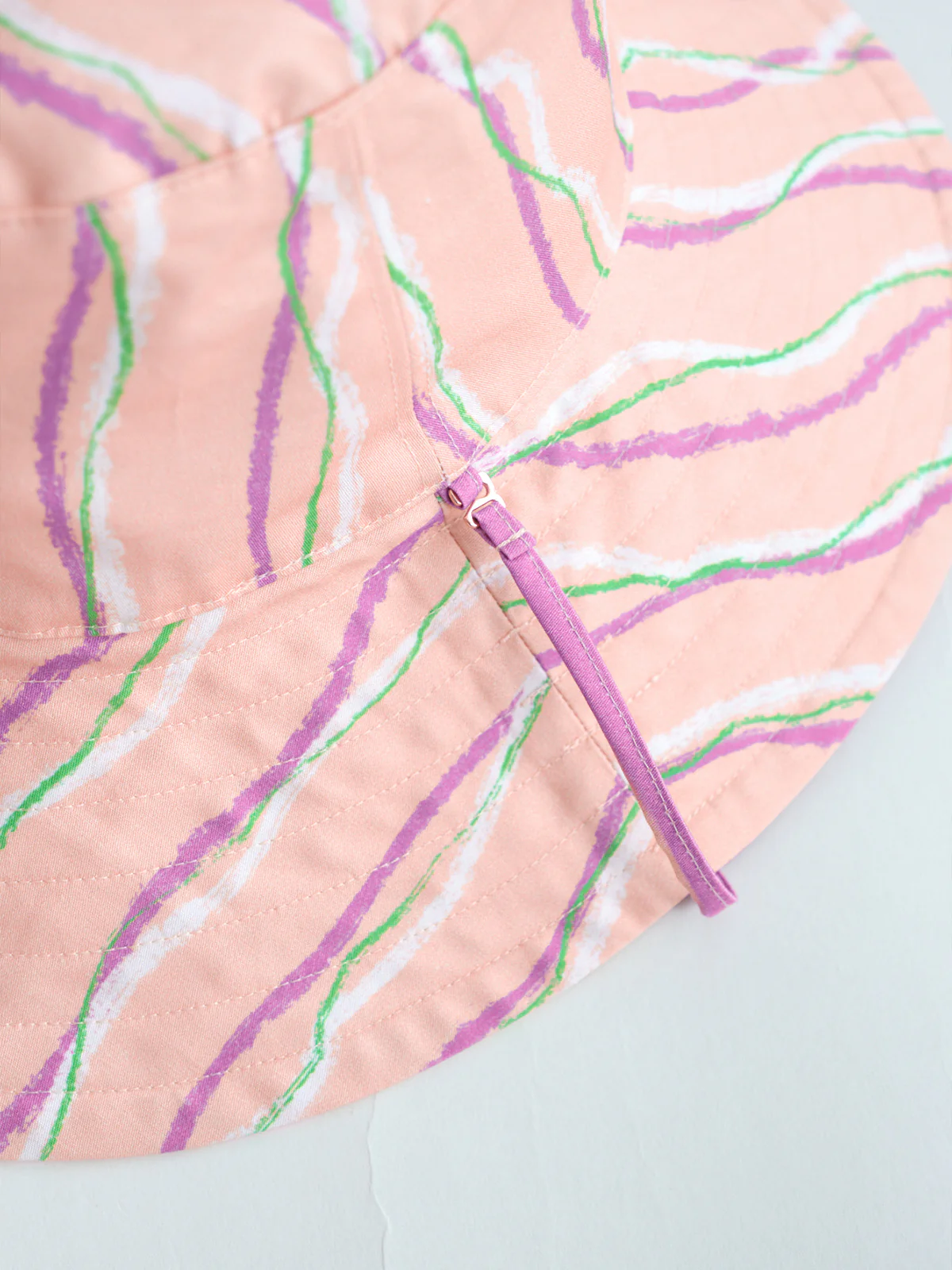 FRIDA x LOST PATTERN "Frida's Dream" Cotton Reversible Sun Hat - Pink - Image 9