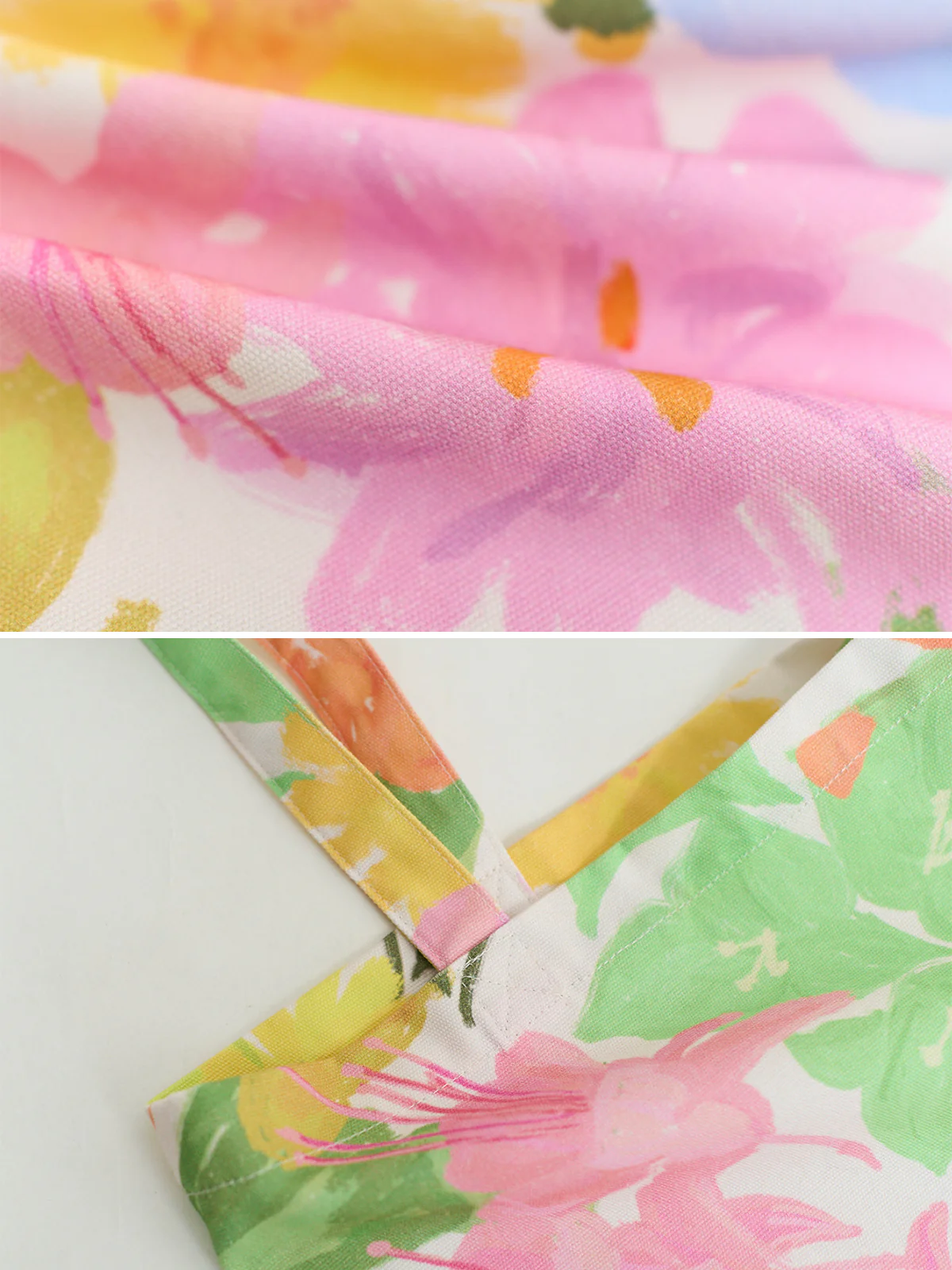 FRIDA x LOST PATTERN "Frida's Garden" Tote Bag - Pink - Image 5