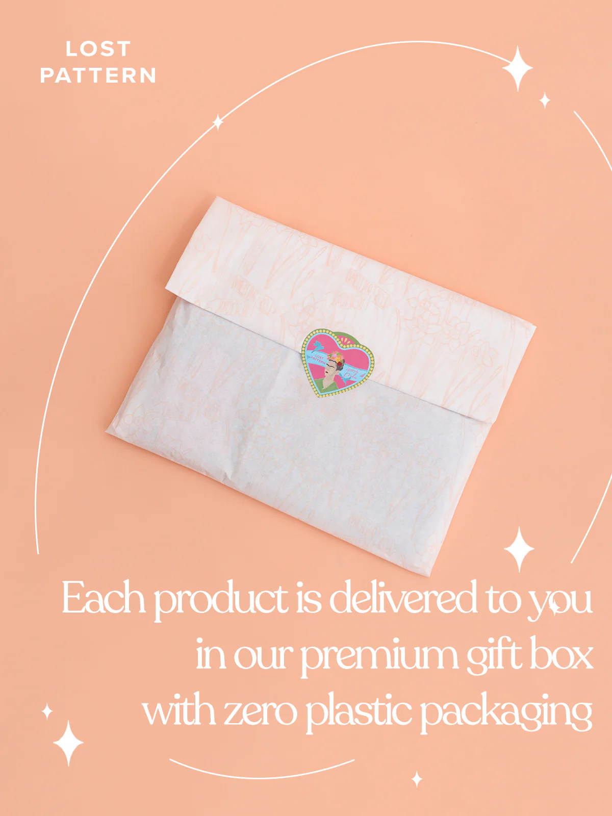 FRIDA x LOST PATTERN "Frida's Garden" Tote Bag - Pink - Image 6