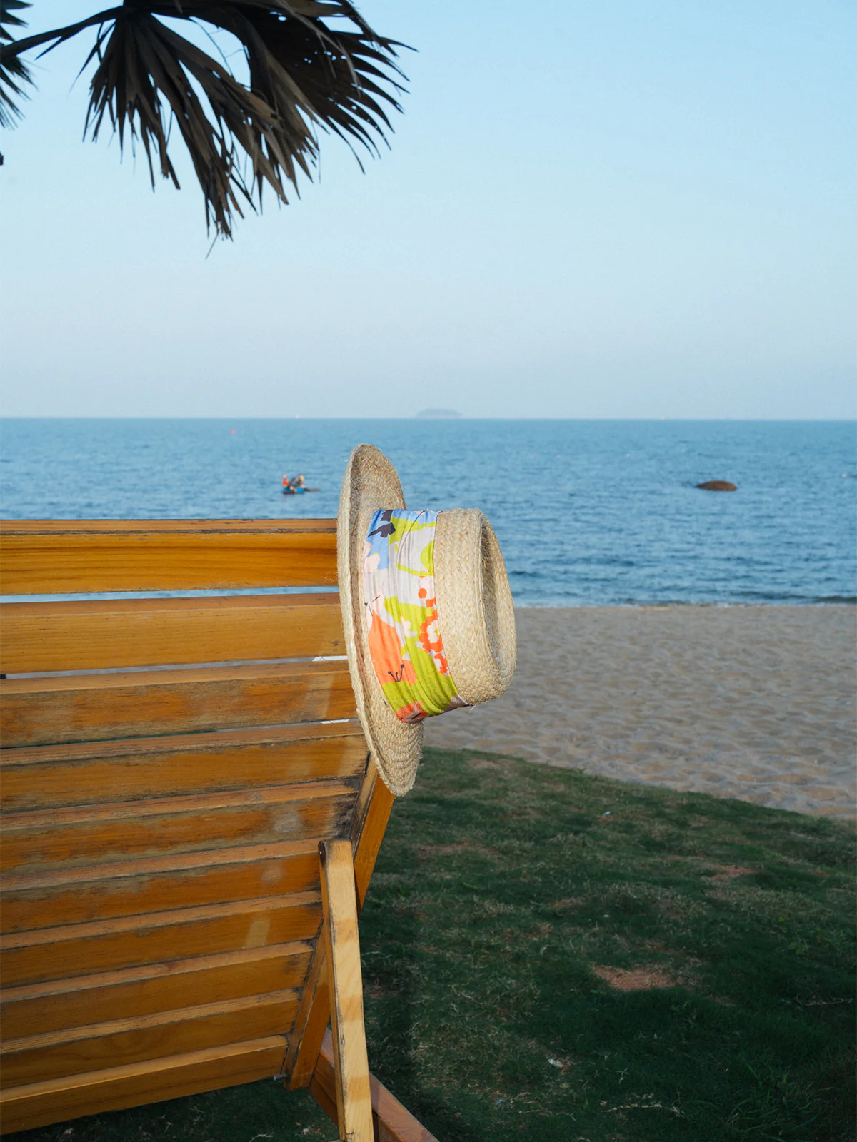 "Frida's Garden" Straw Hat with Ribbon Band - Pastel - Image 4
