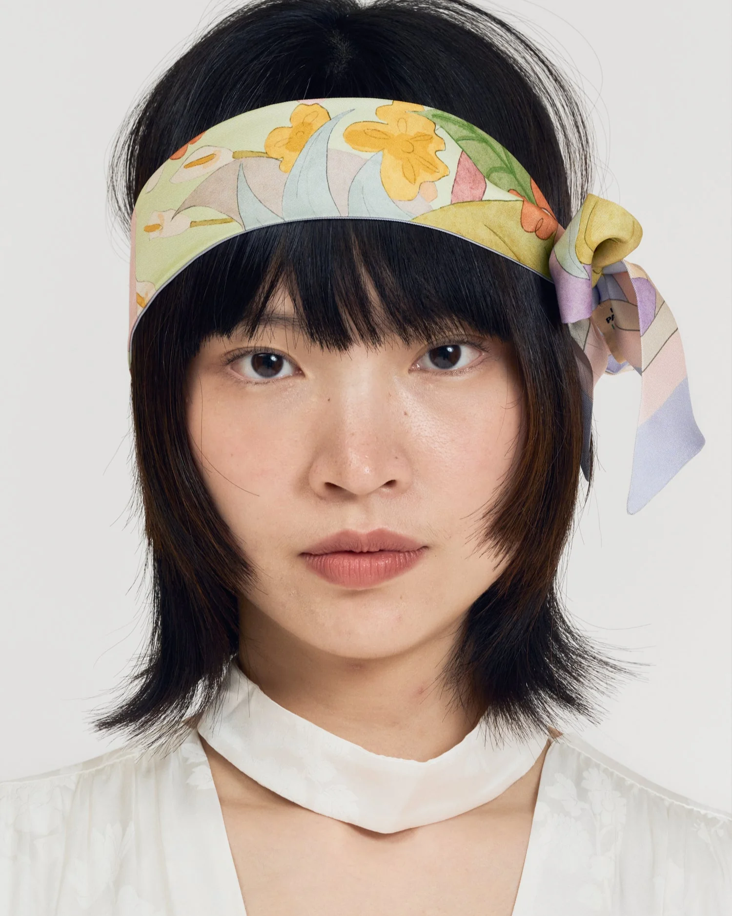 "I Am My Own Muse by Frida" Silk Twill Skinny Scarf - Image 3