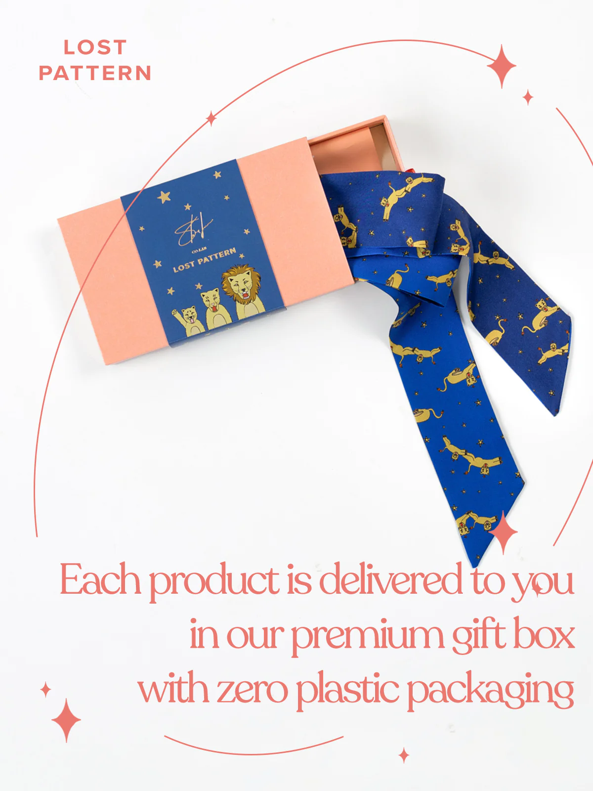 "Journey" Silk Twill Skinny Scarf by SHANTALL LACAYO - Image 11