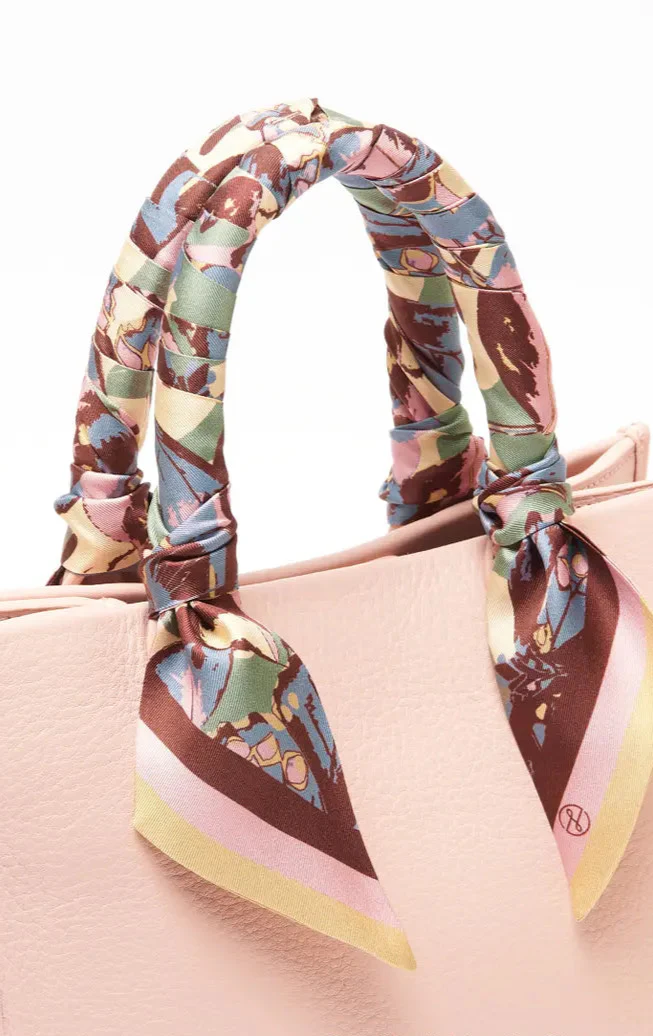 Lost Pattern x Leatherology Silk Twill Skinny Scarf - Pastel - Image 5