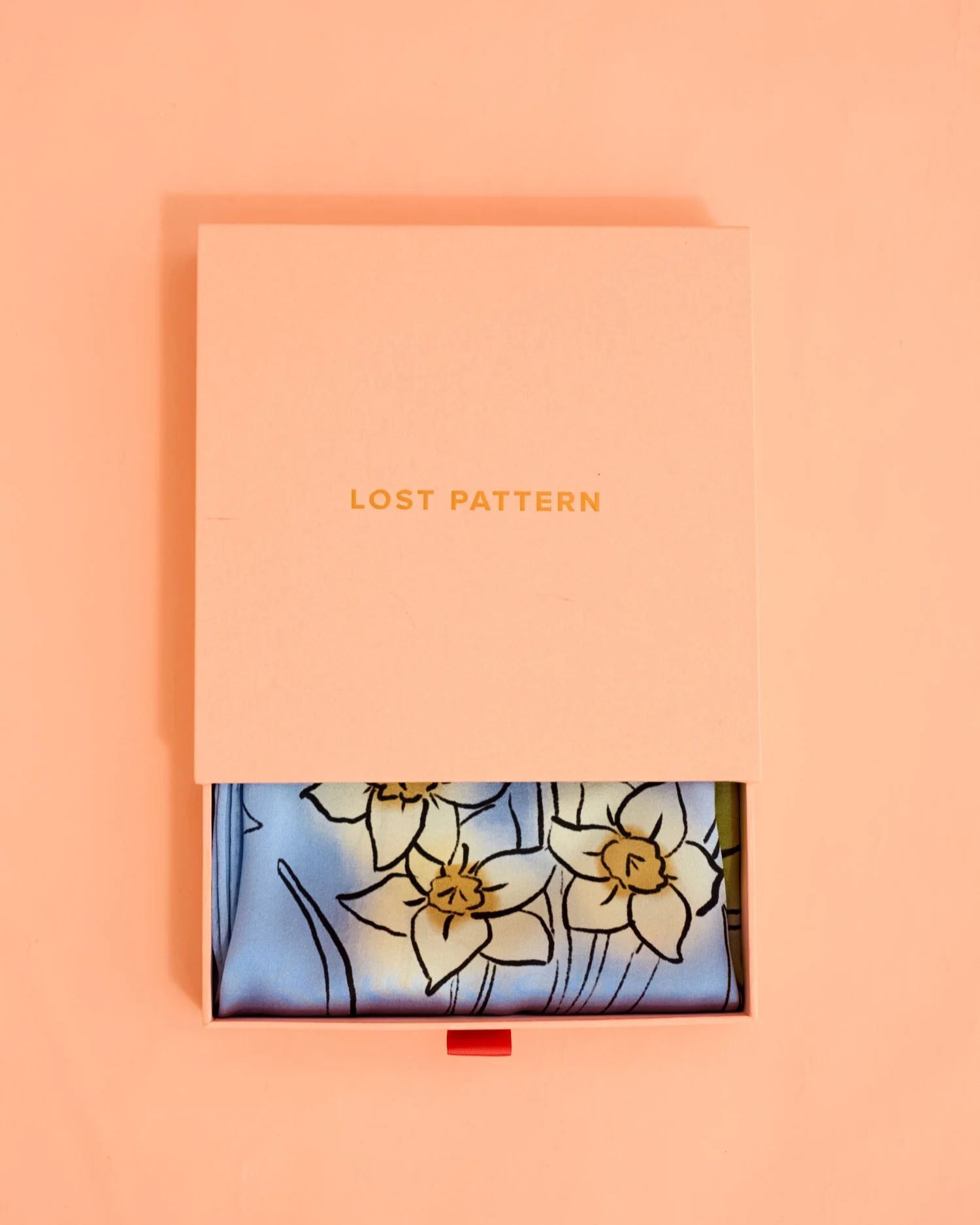 "New York in Sketches" Silk Scarf - Blue - Image 10