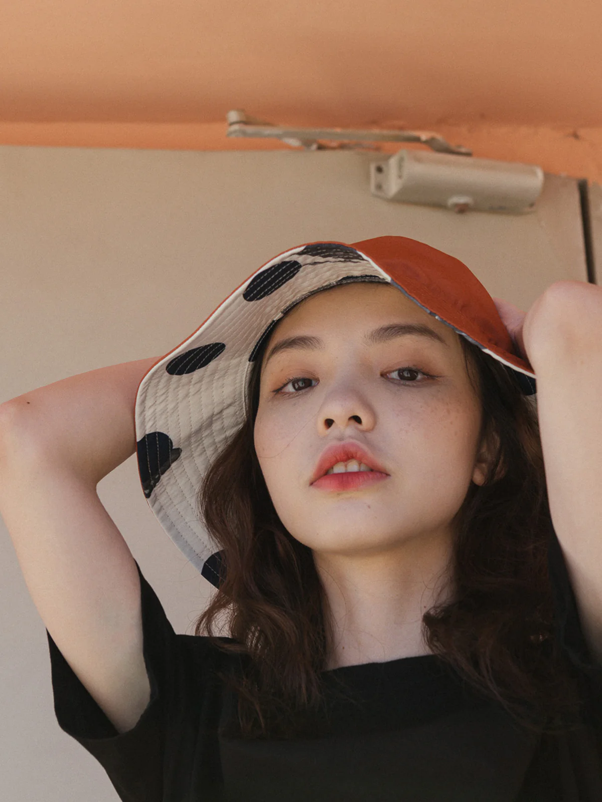 "Noir Floral" Reversible  Bucket Hat - Image 6