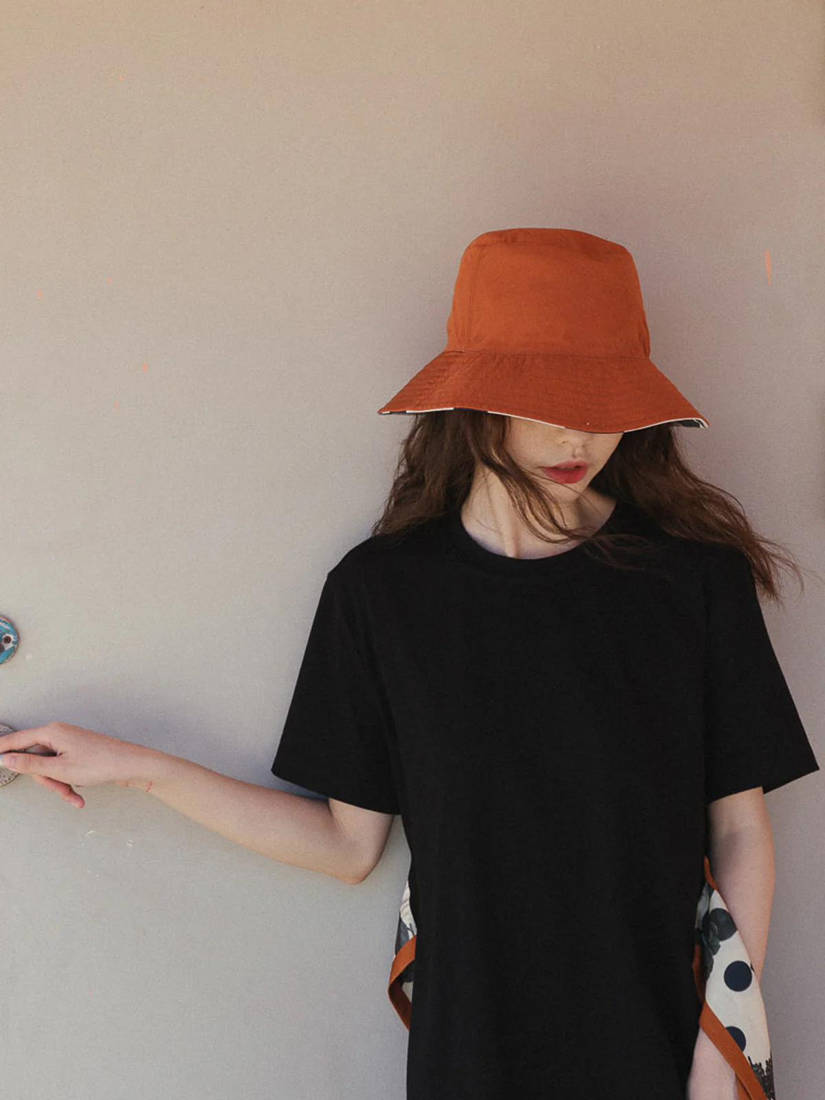 "Noir Floral" Reversible  Bucket Hat - Image 7