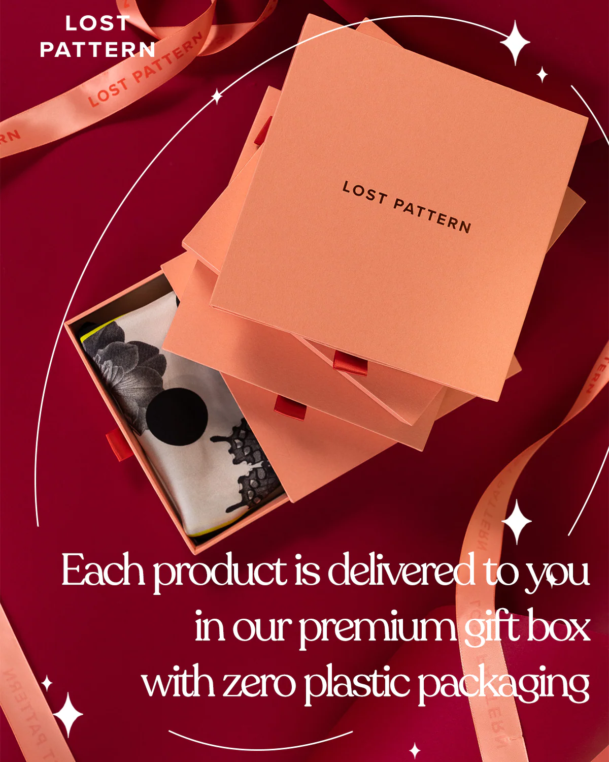 "Noir Floral" Silk Diamond Neckerchief - Image 9