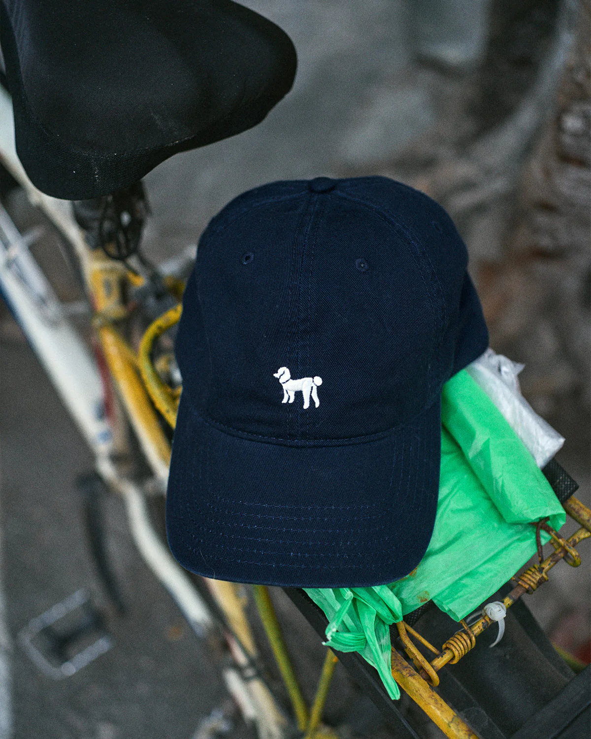 "Pan Pan" Baseball Cap - Deep Blue - Image 4