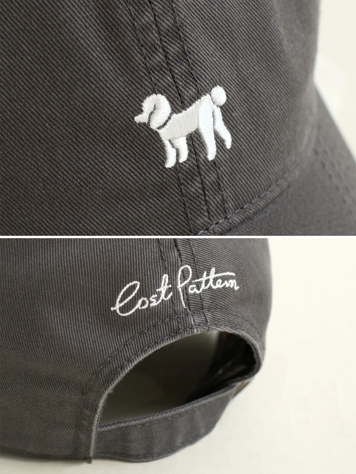 "Pan Pan" Baseball Cap - Deep Grey - Image 7