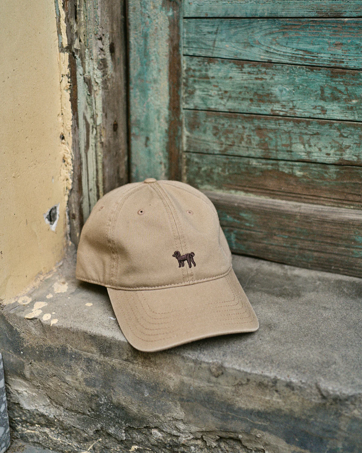 "Pan Pan" Baseball Cap - Light Khaki - Image 7