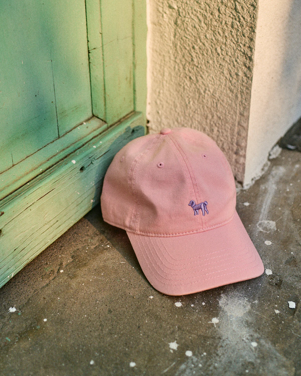 "Pan Pan" Baseball Cap - Light Pink - Image 4