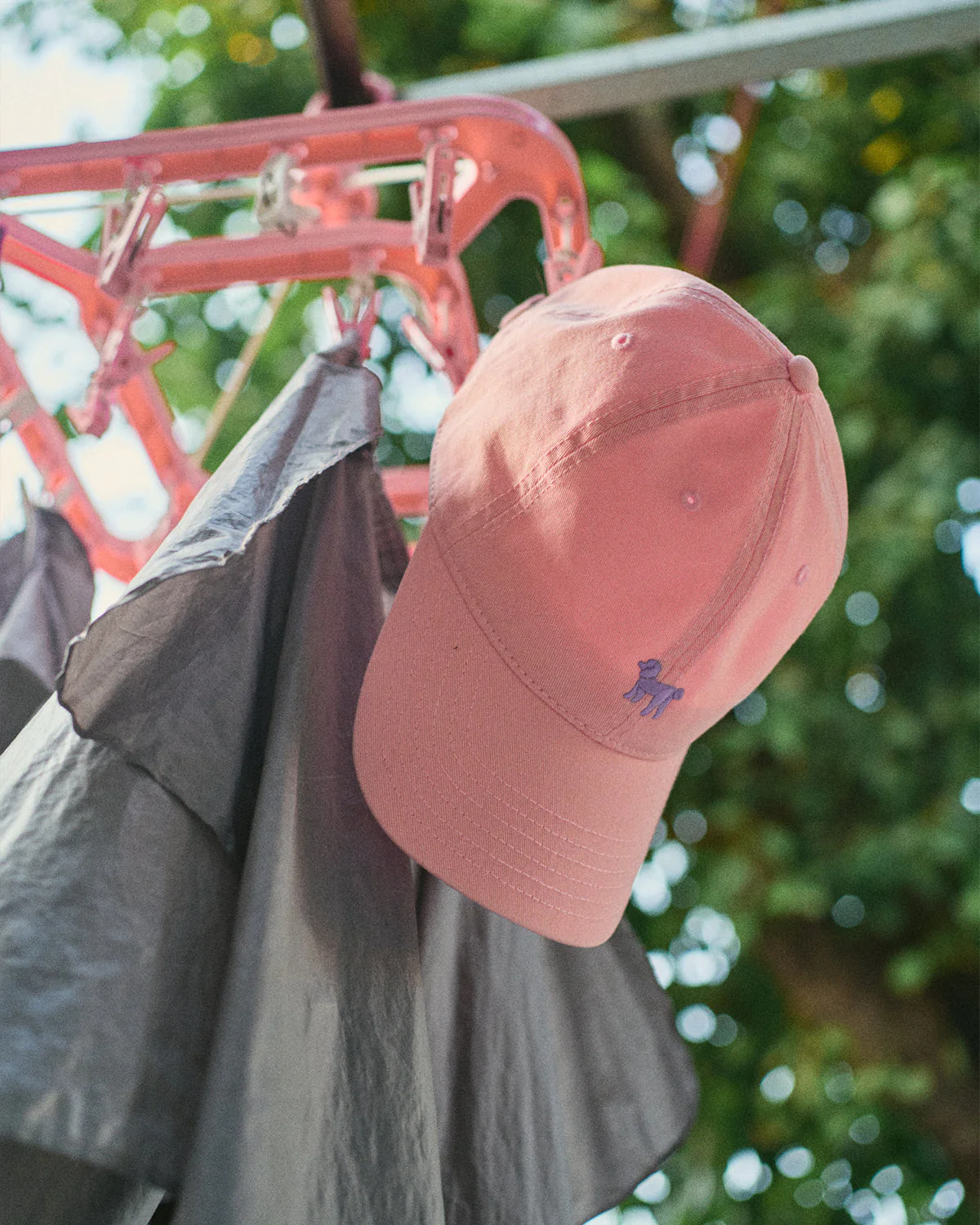 "Pan Pan" Baseball Cap - Light Pink - Image 6