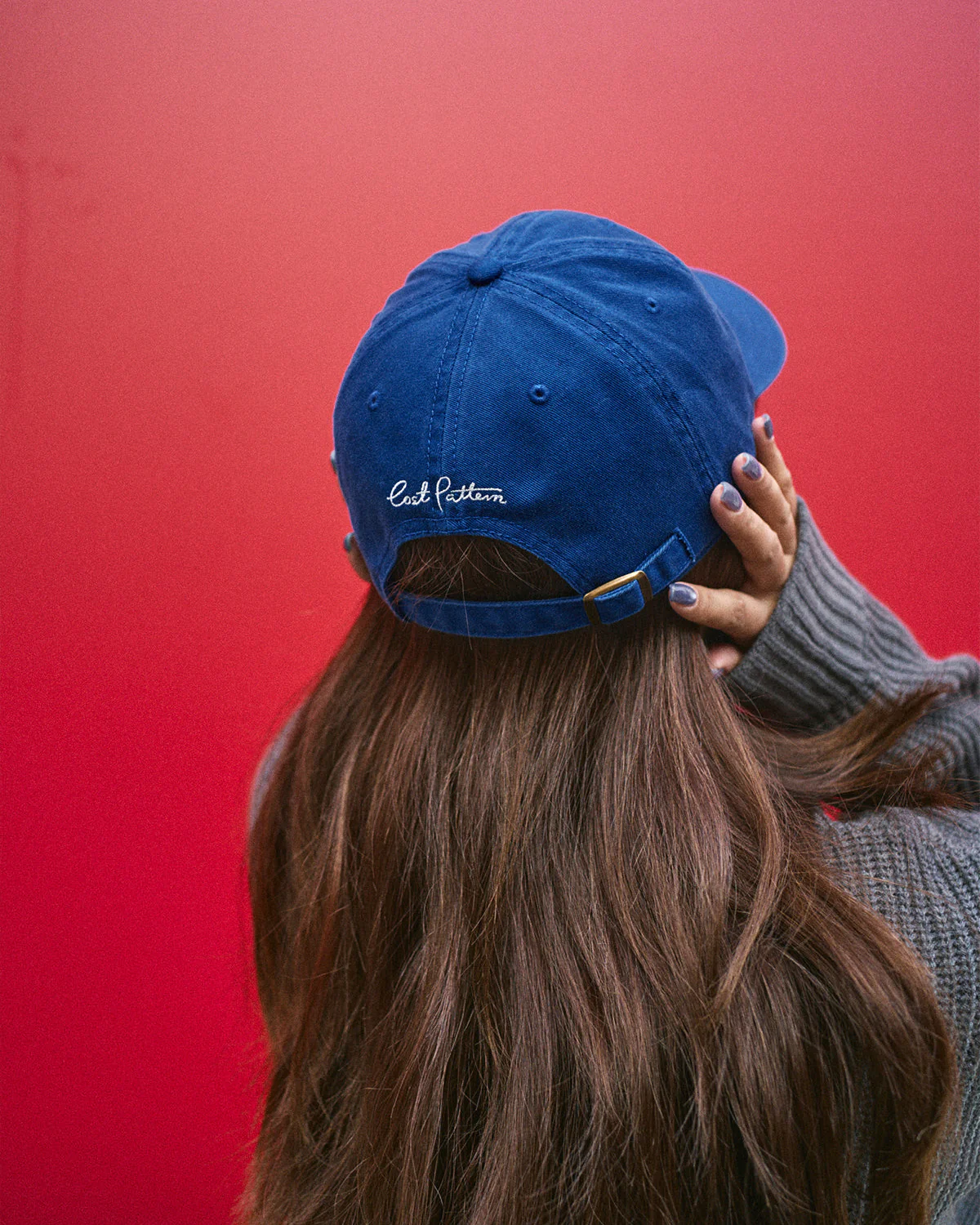 "Pan Pan" Baseball Cap - Royal Blue - Image 5