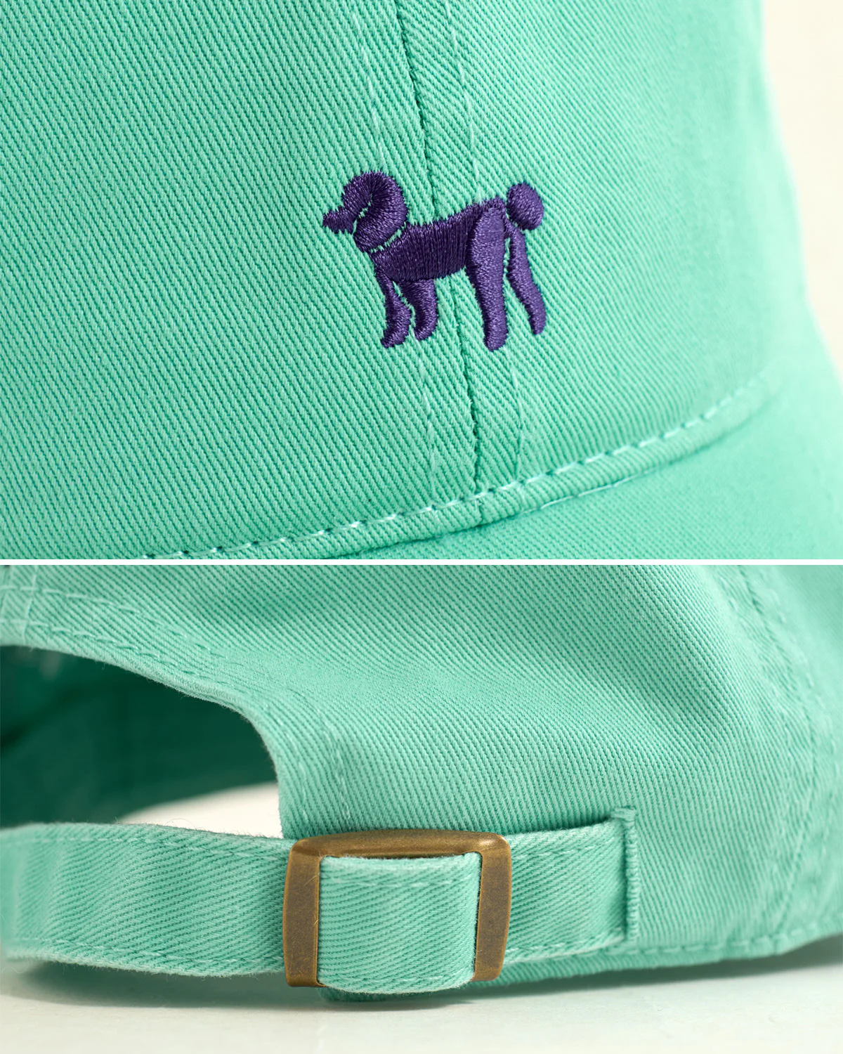 "Pan Pan" Baseball Cap - Teal Green - Image 6
