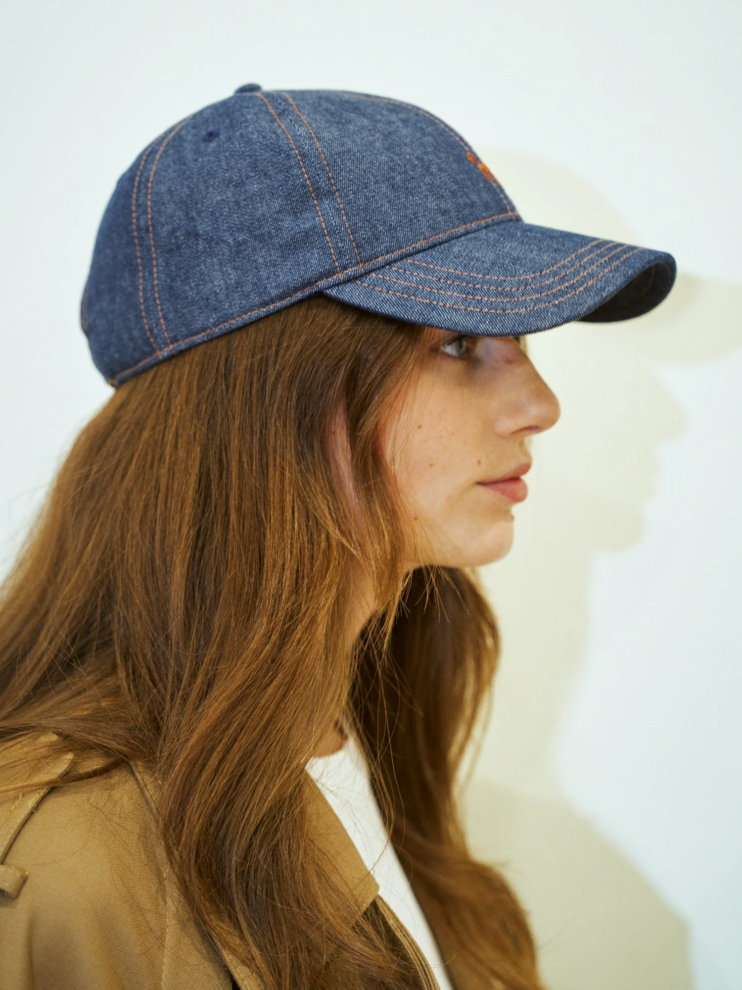 "Pan Pan" Vintage Denim Baseball Cap - Image 4
