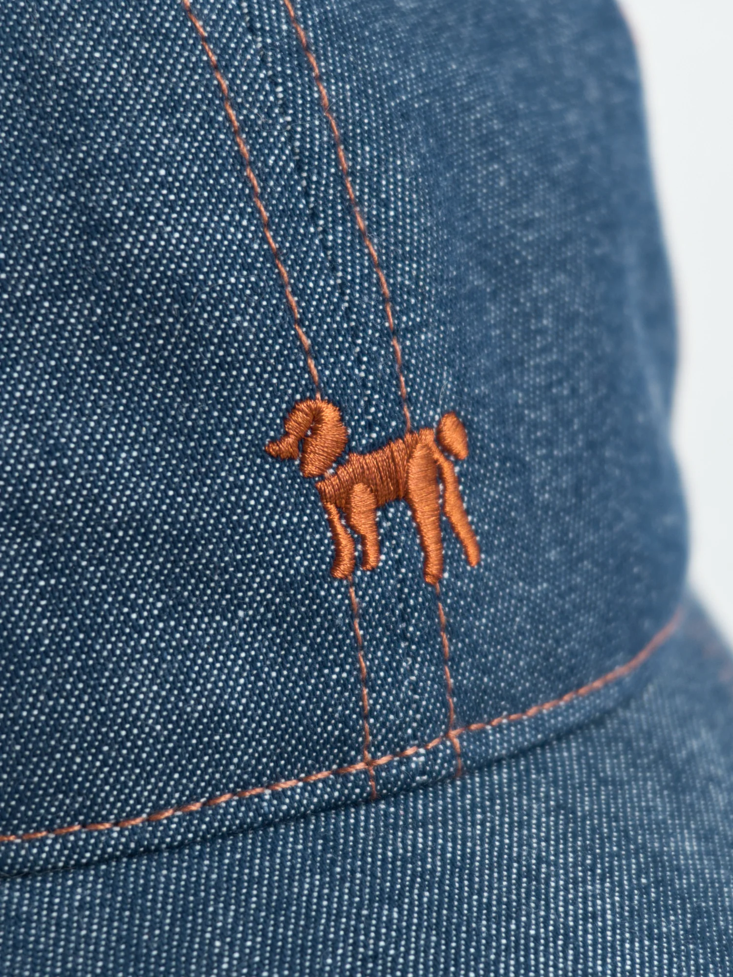 "Pan Pan" Vintage Denim Baseball Cap - Image 5