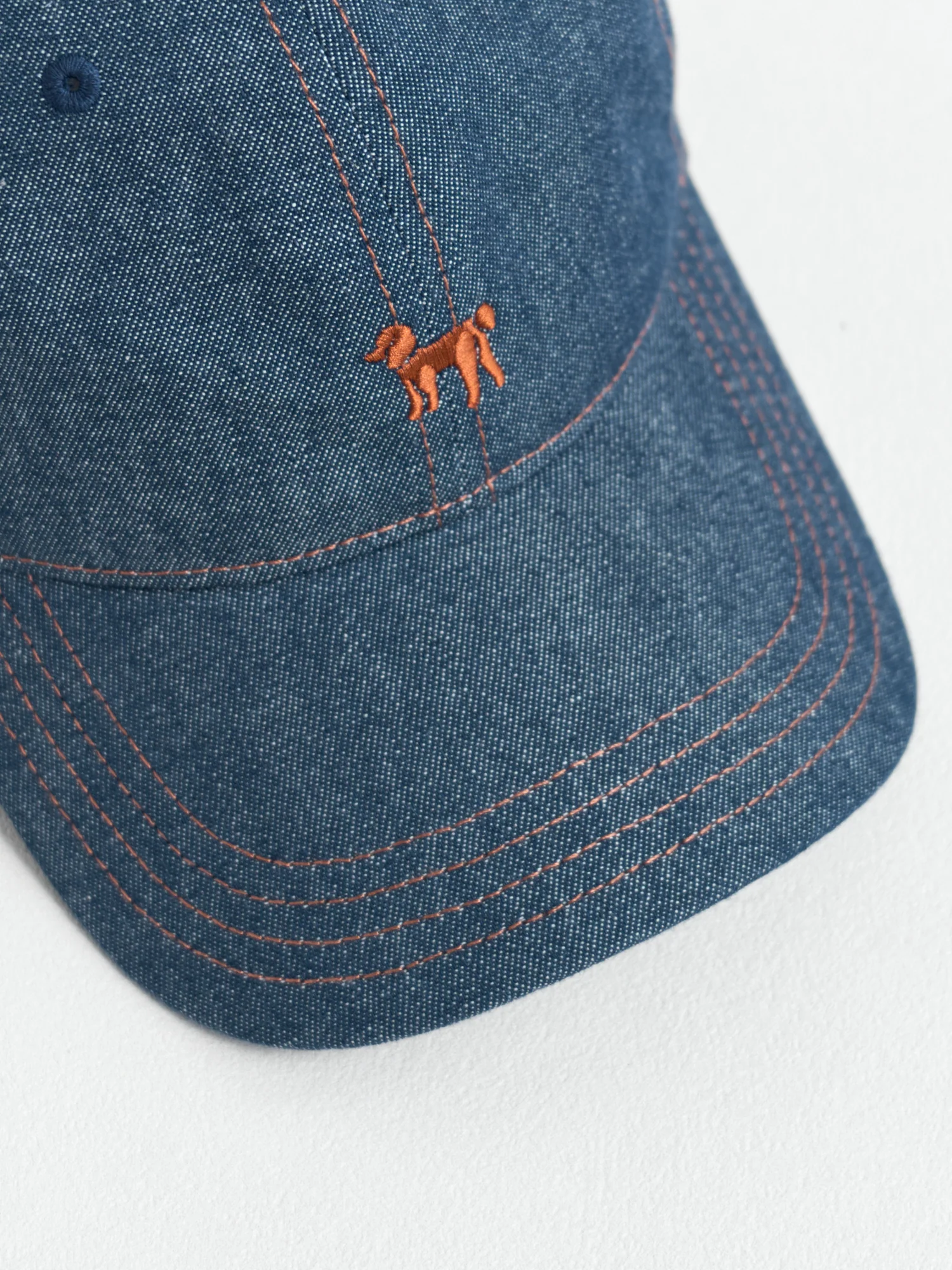 "Pan Pan" Vintage Denim Baseball Cap - Image 7