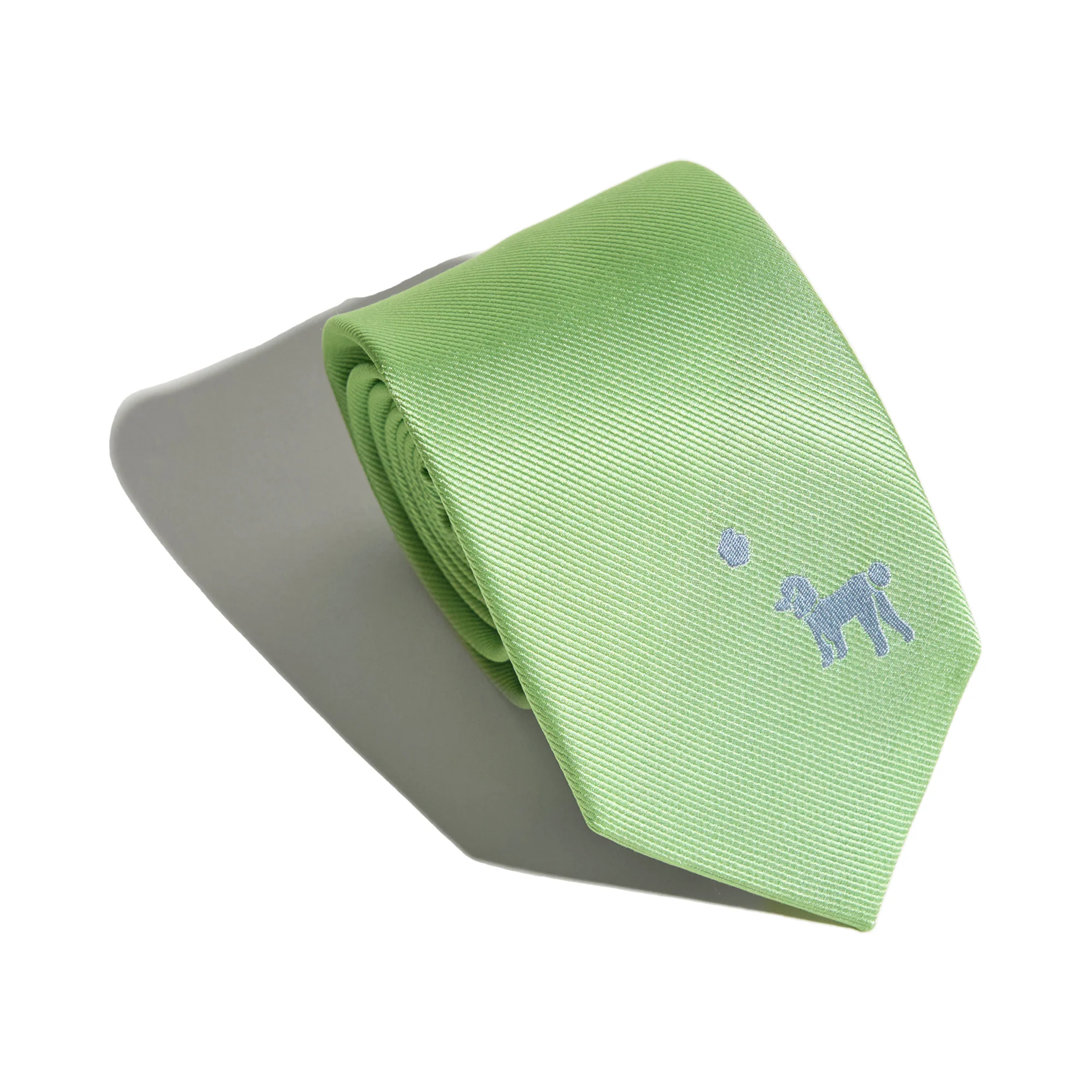 "Pan Pan" Silk Tie - Green - Image 8