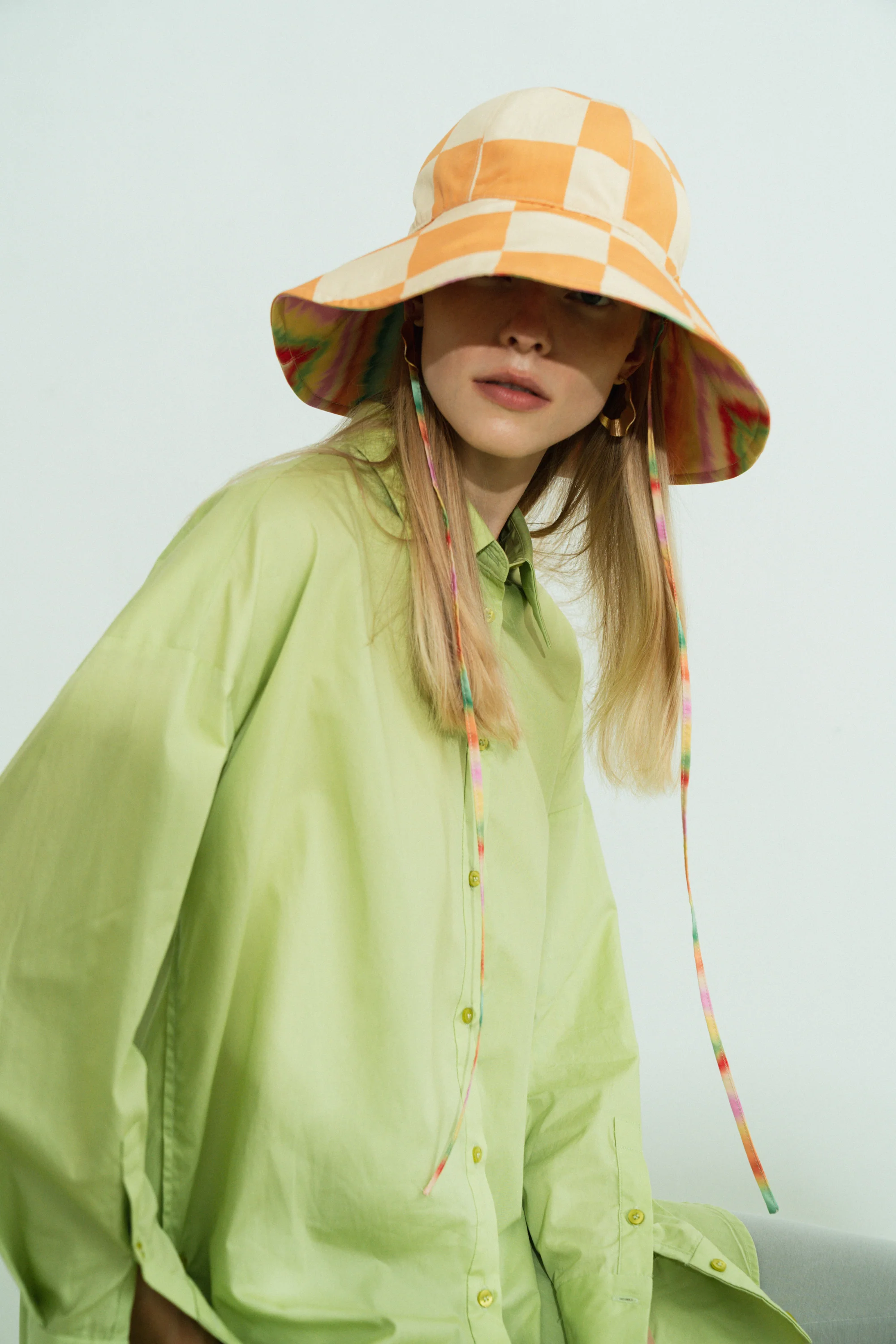"Day Dream" Reversible Sun Hat - Rainbow - Image 7