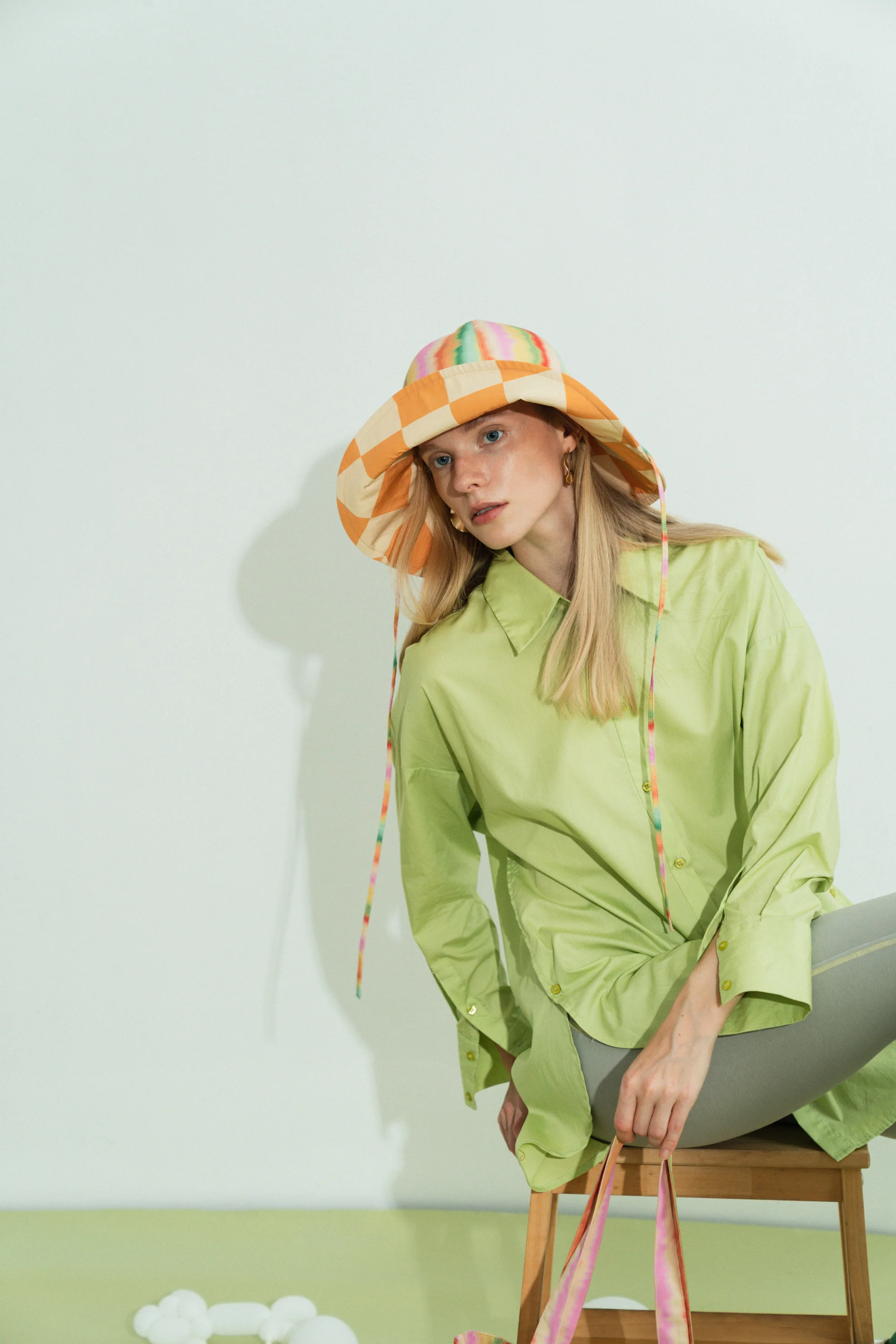 "Day Dream" Reversible Sun Hat - Rainbow - Image 9