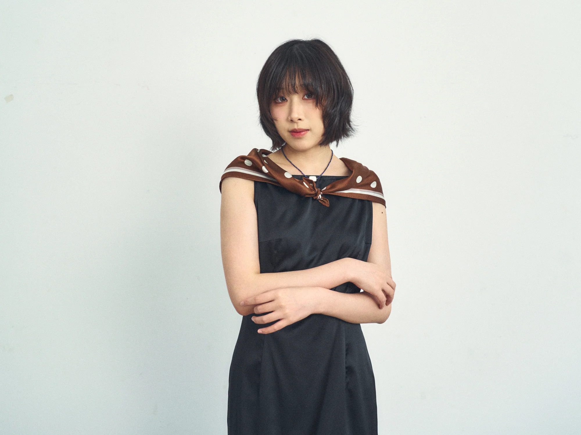 Silk Slip Maxi Dress - Black - Image 5