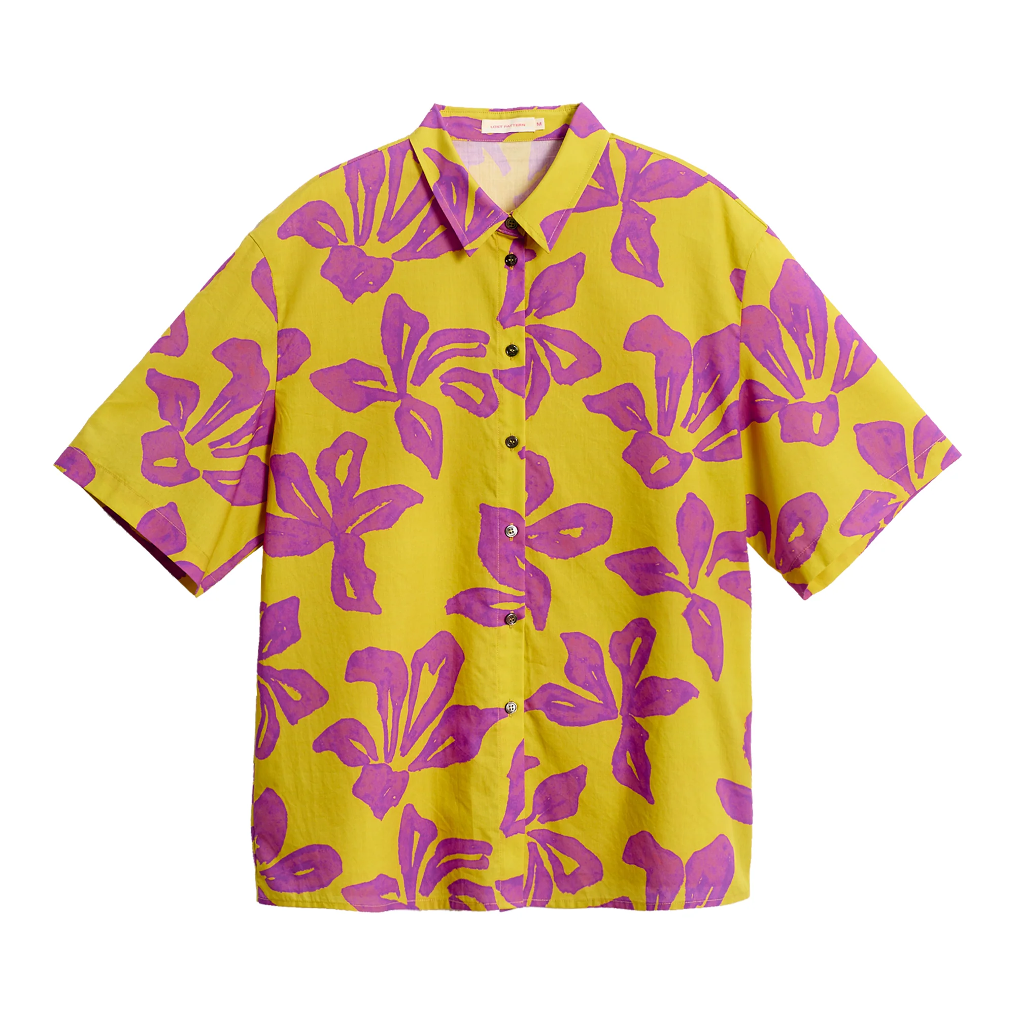 "Tropical Bliss" Oversized Hawaii Shirt - Golden Hour - Image 7