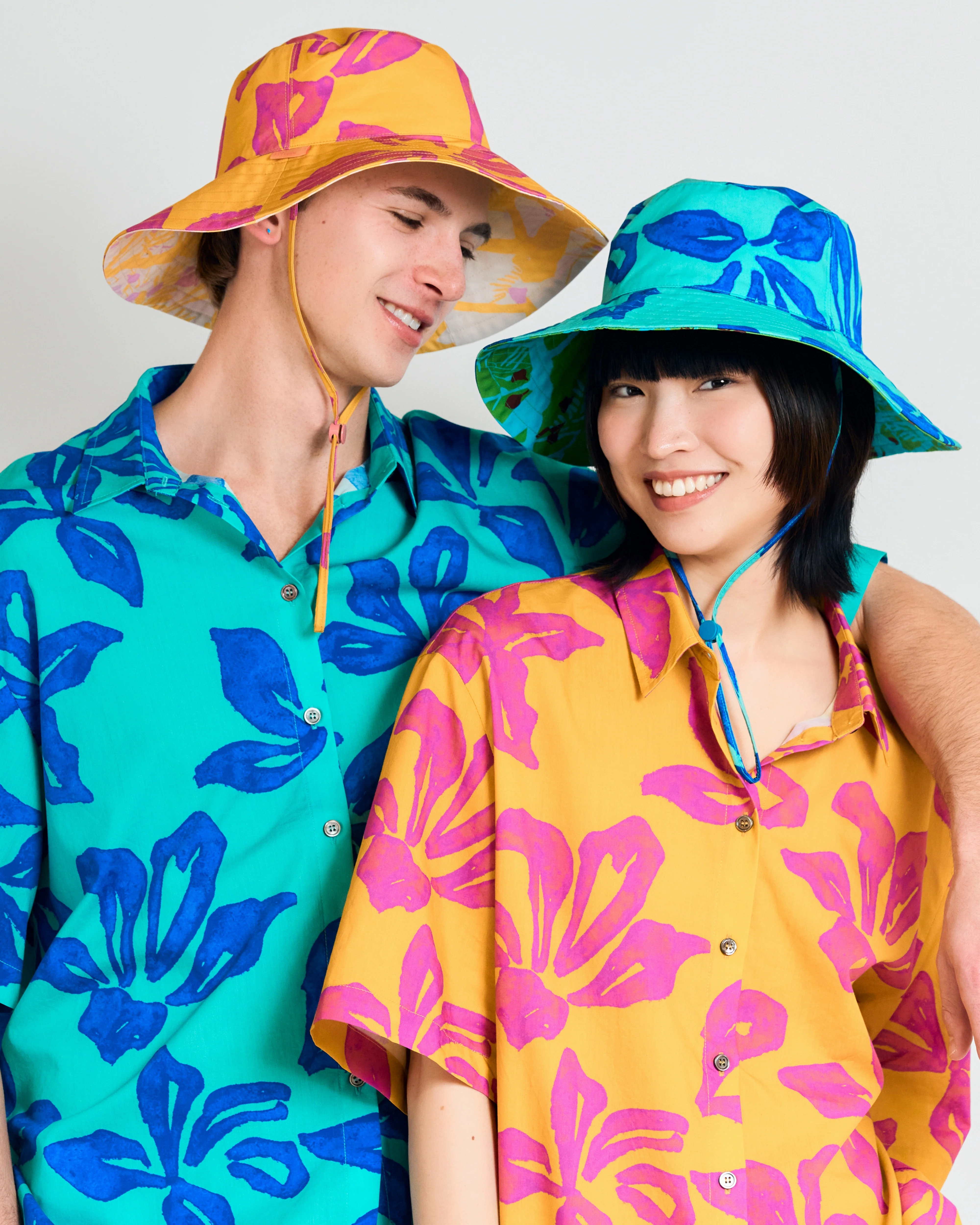 "Tropical Bliss" Oversized Hawaii Shirt - Ocean Blue - Image 4