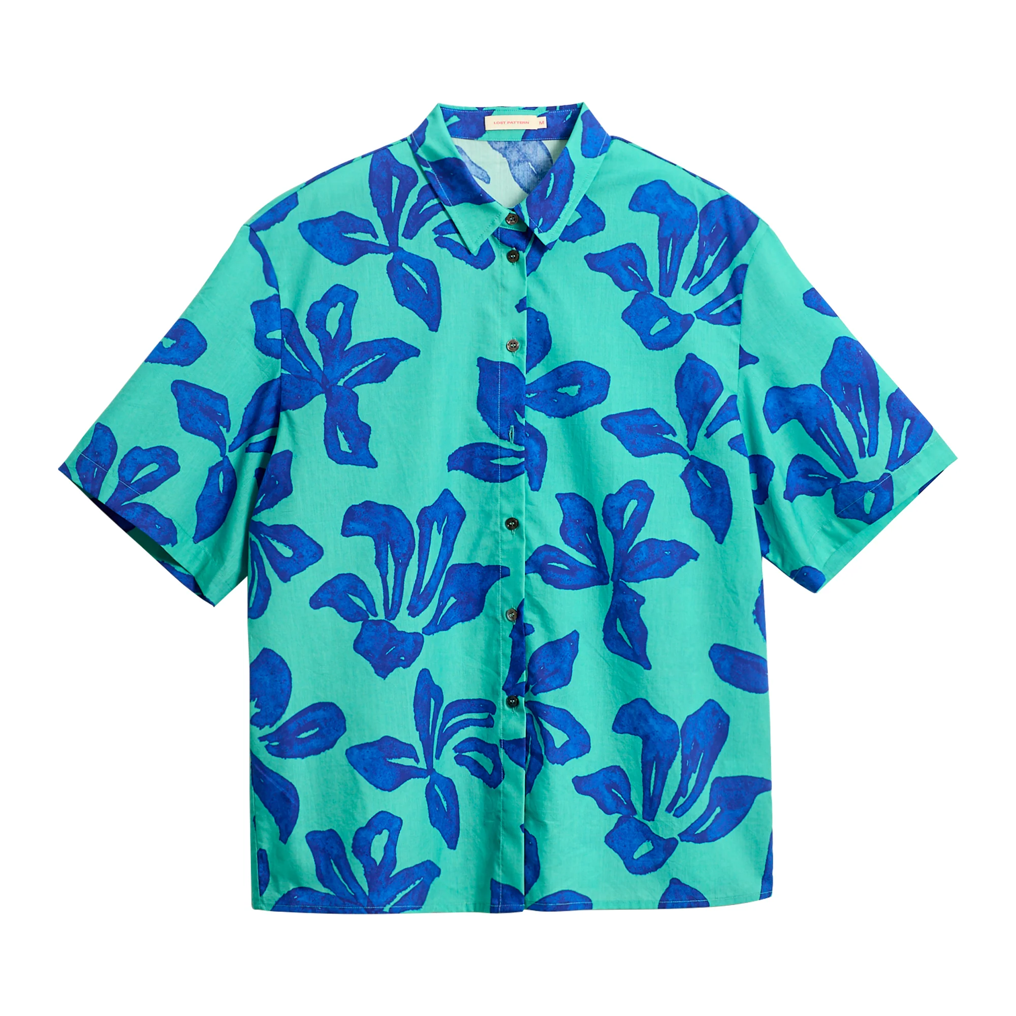 "Tropical Bliss" Oversized Hawaii Shirt - Ocean Blue - Image 7