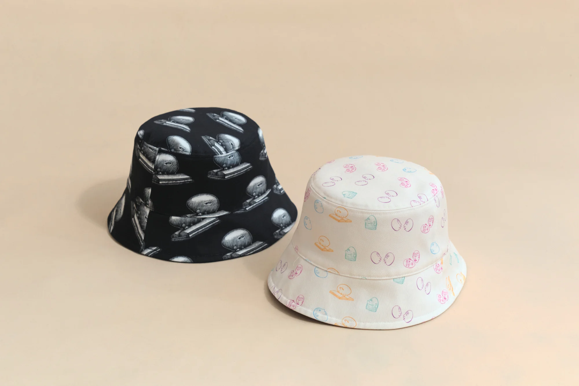 "Bookhead" Reversible Bucket Hat - Image 3